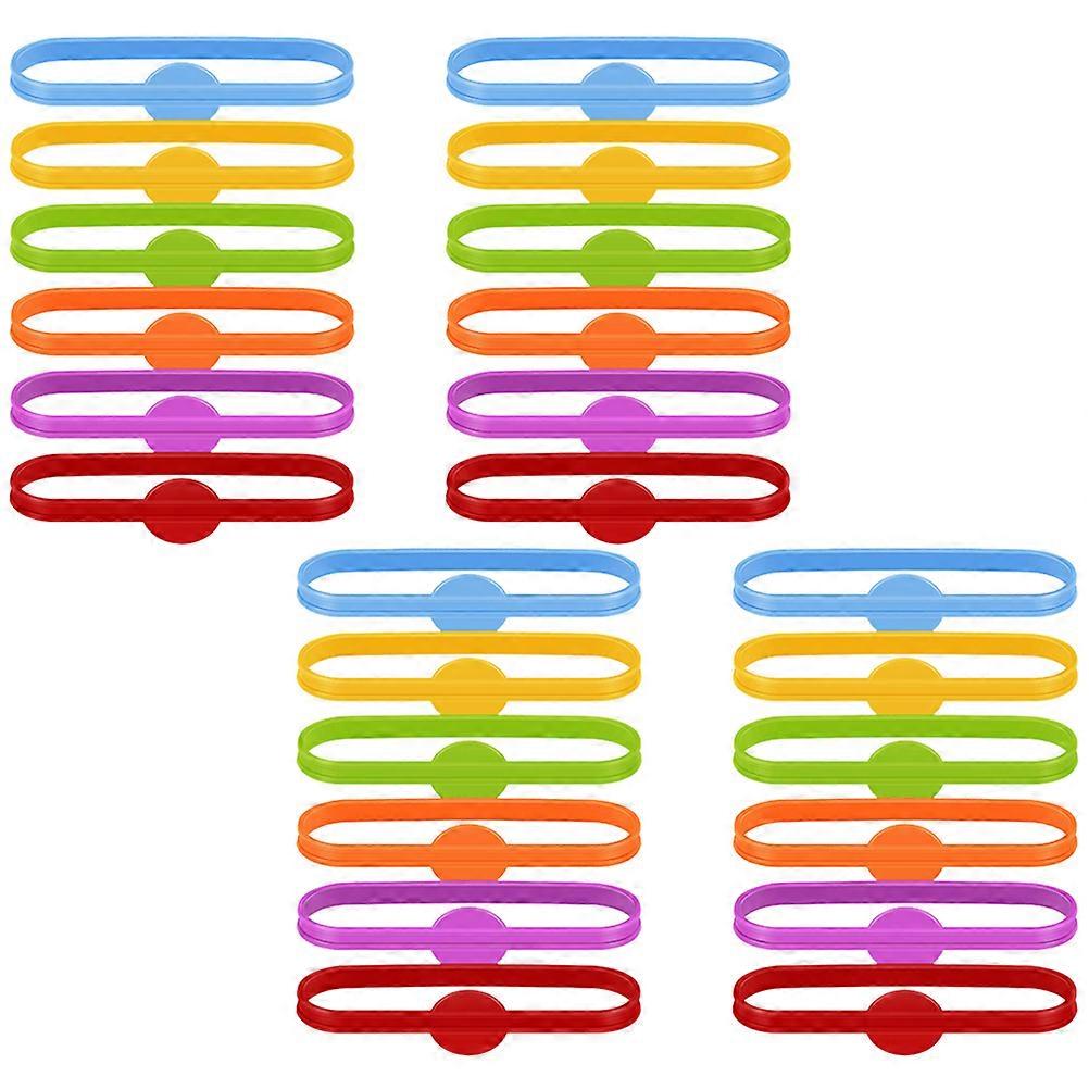 24PCS Silicone Wine Glass Markers, Decorative Drink Identifiers for Parties, Unique Fun Wine Cup Charms for Family, Hotels, and Banquets
