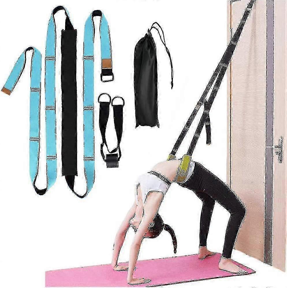 اليوغا اللياقة البدنية تمتد حزام الظهر الانحناء مساعد المدرب. تحسين خصر الساق