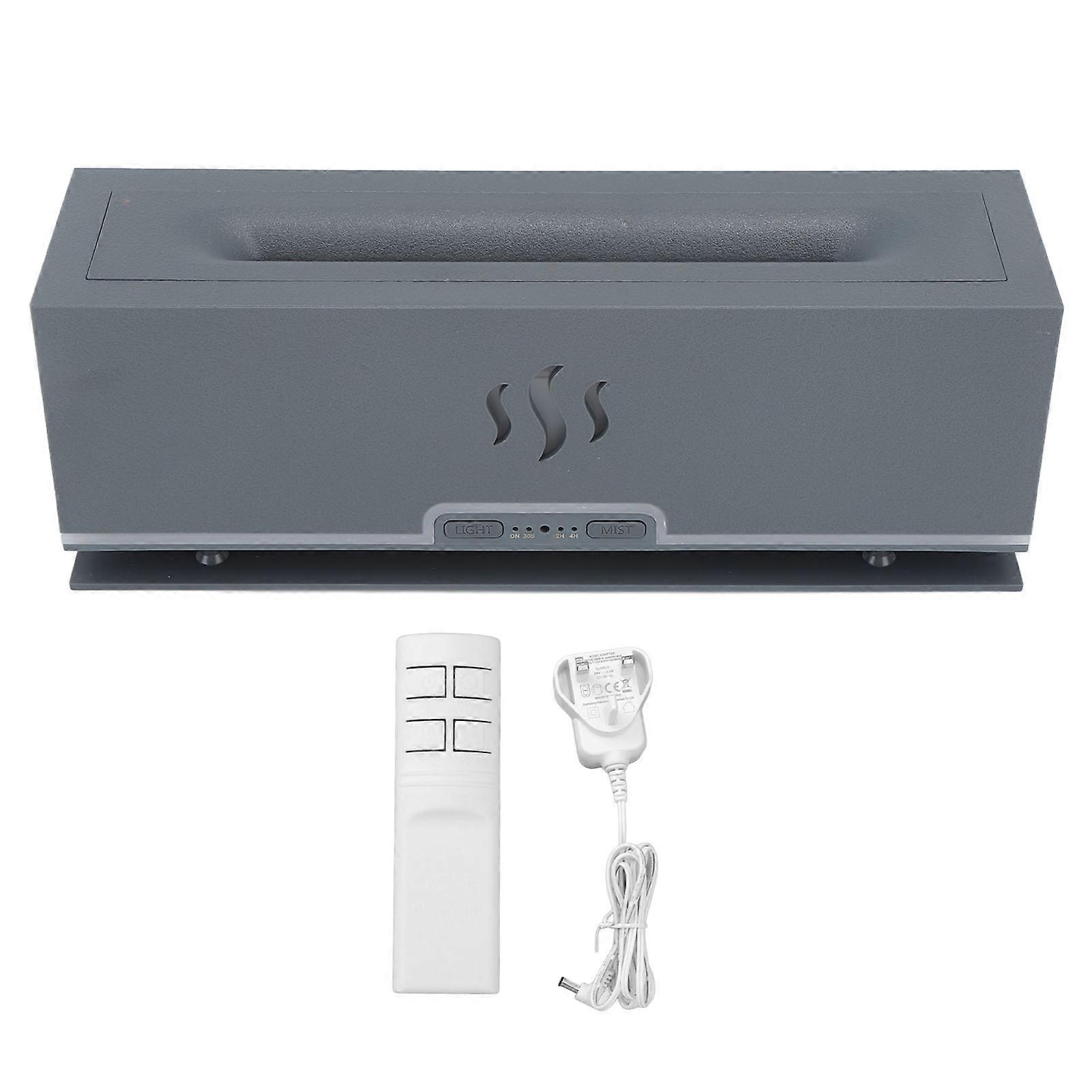 Flame Aroma Hollow Out Smart LED Lamp Simulation Flame Atomizing Humidifier Essential Oil Diffuser