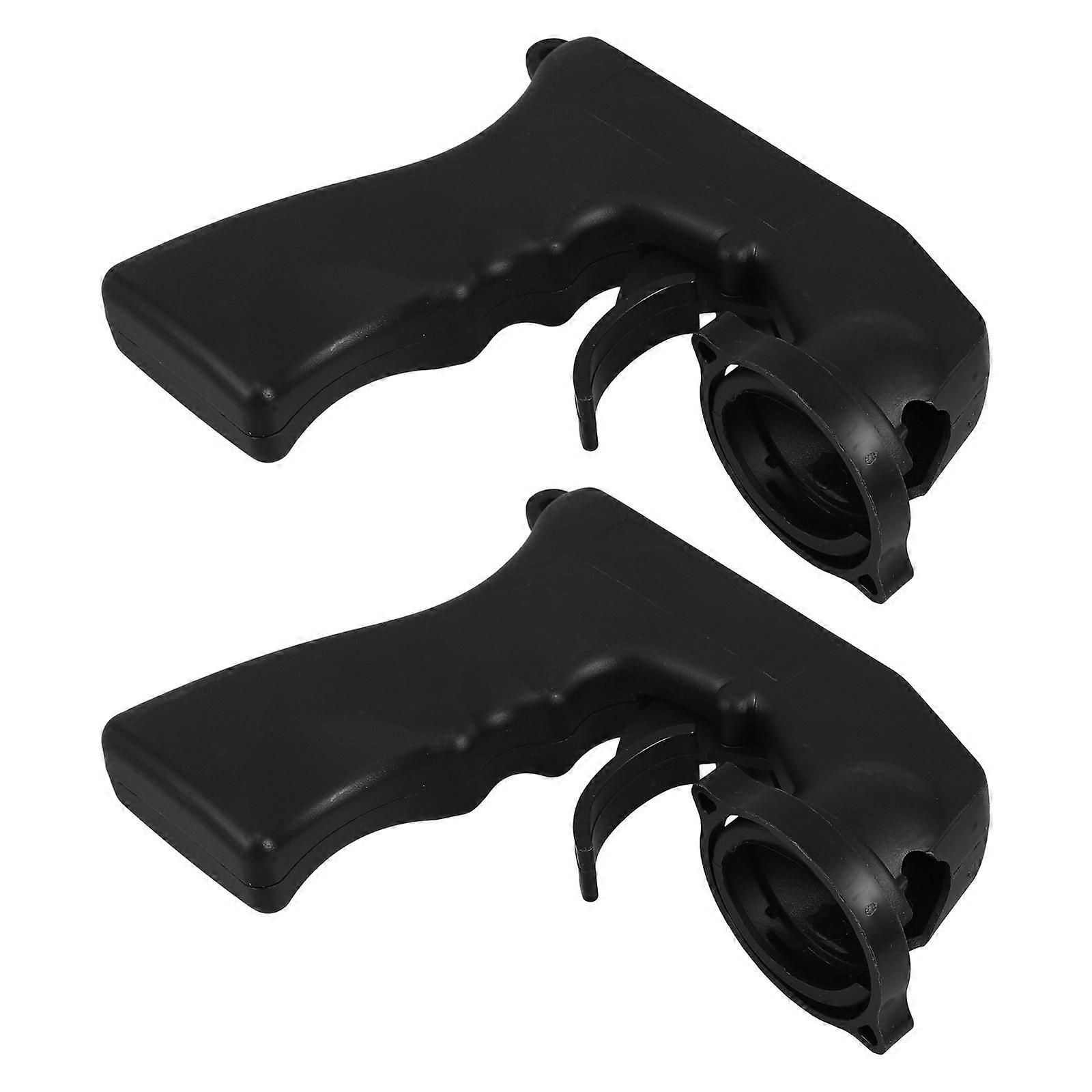 Spray Paint Attachment Portable Plastic For Aerosol Spray Can Time Saving 13.50X11.00X4.50CM 2Pack