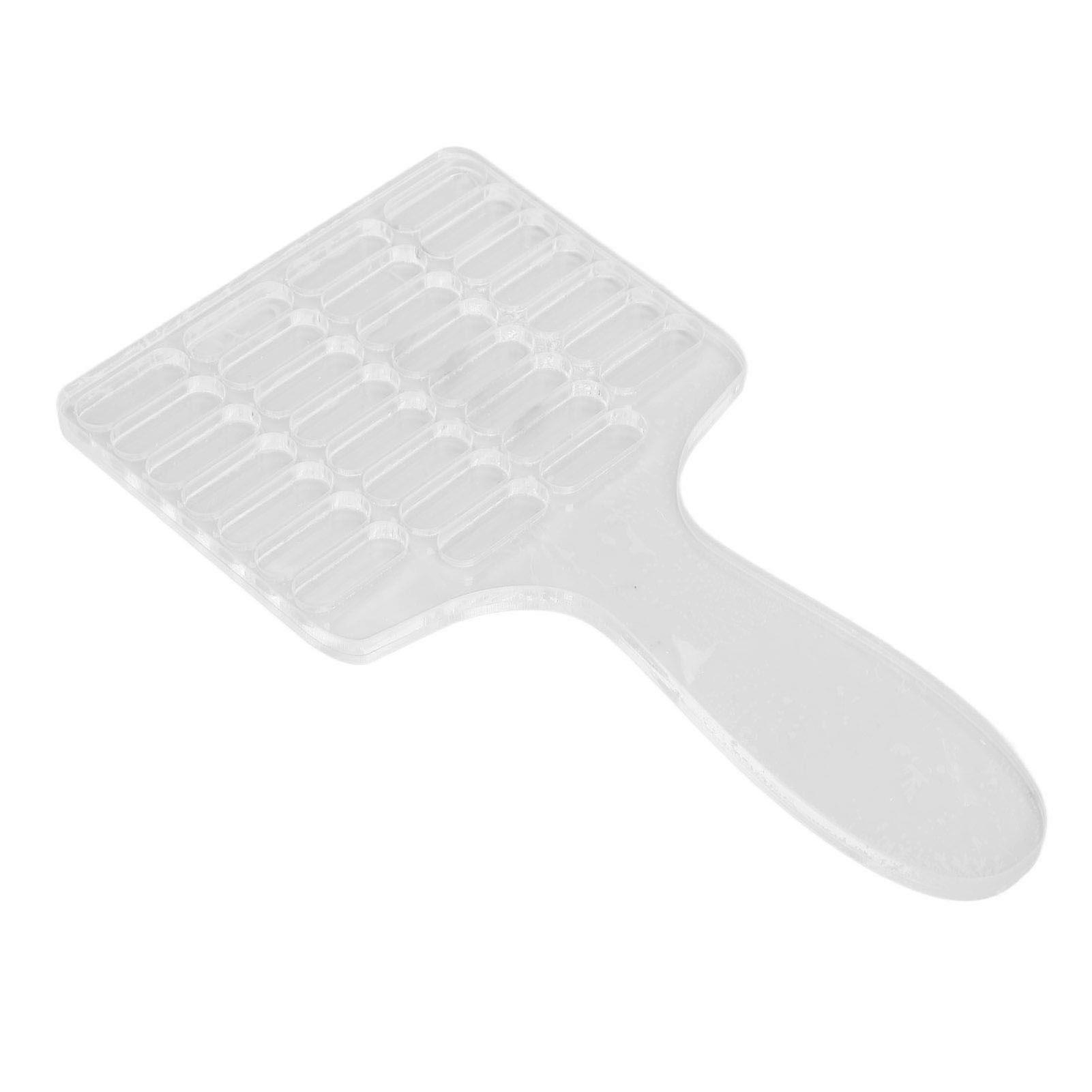 30 Count Capsule Counting Tray with Handle Effort Saving Tablet Holding Counter Tray for VitaminYMMR)