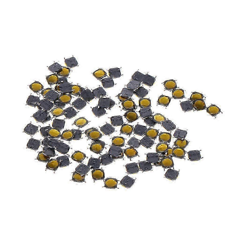100 Stück 4x4x0,7mm 4-poliger SMD-Mikro-Taster-Taster - kompakte Präzisionsschalter für Elektronikprojekte