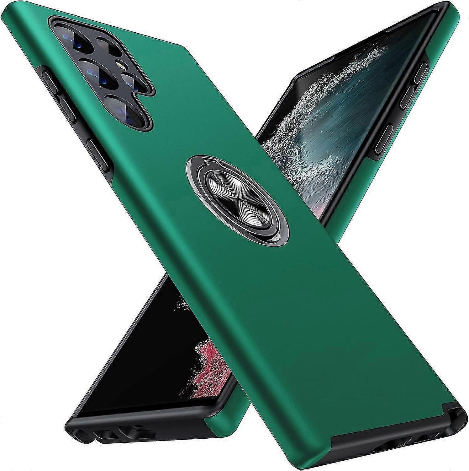 جراب لهاتف Galaxy S24 Plus مع حامل حلقة ، حماية من الدرجة العسكرية لحافظة Samsung Galaxy S24 Plus