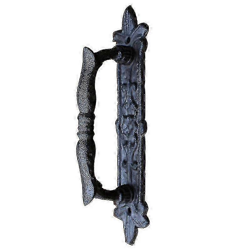Vintage Cast Iron Door Handles - Decorative Hardware for Garden & Home Accents - Classic Design Charm