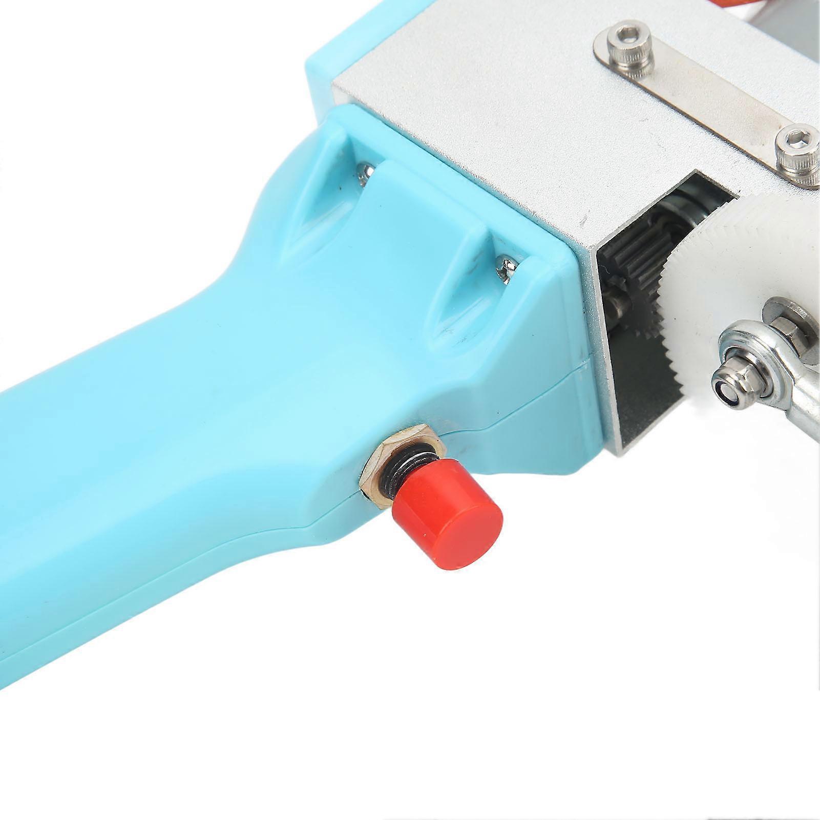Tufting Gun 2 in 1 Dual Purpose Cyan Rug Tufting Gun Carpet Making Kit DIY Embroidery Machine Needle Kit 100‑240V EU Plug