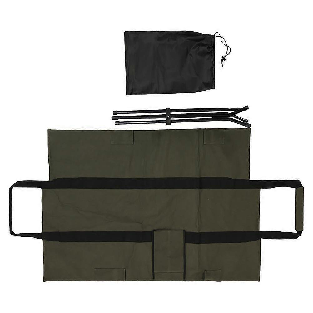 Portable Firewood Storage Bag Made from Canvas with Aluminum Alloy Rack for Neat Storage