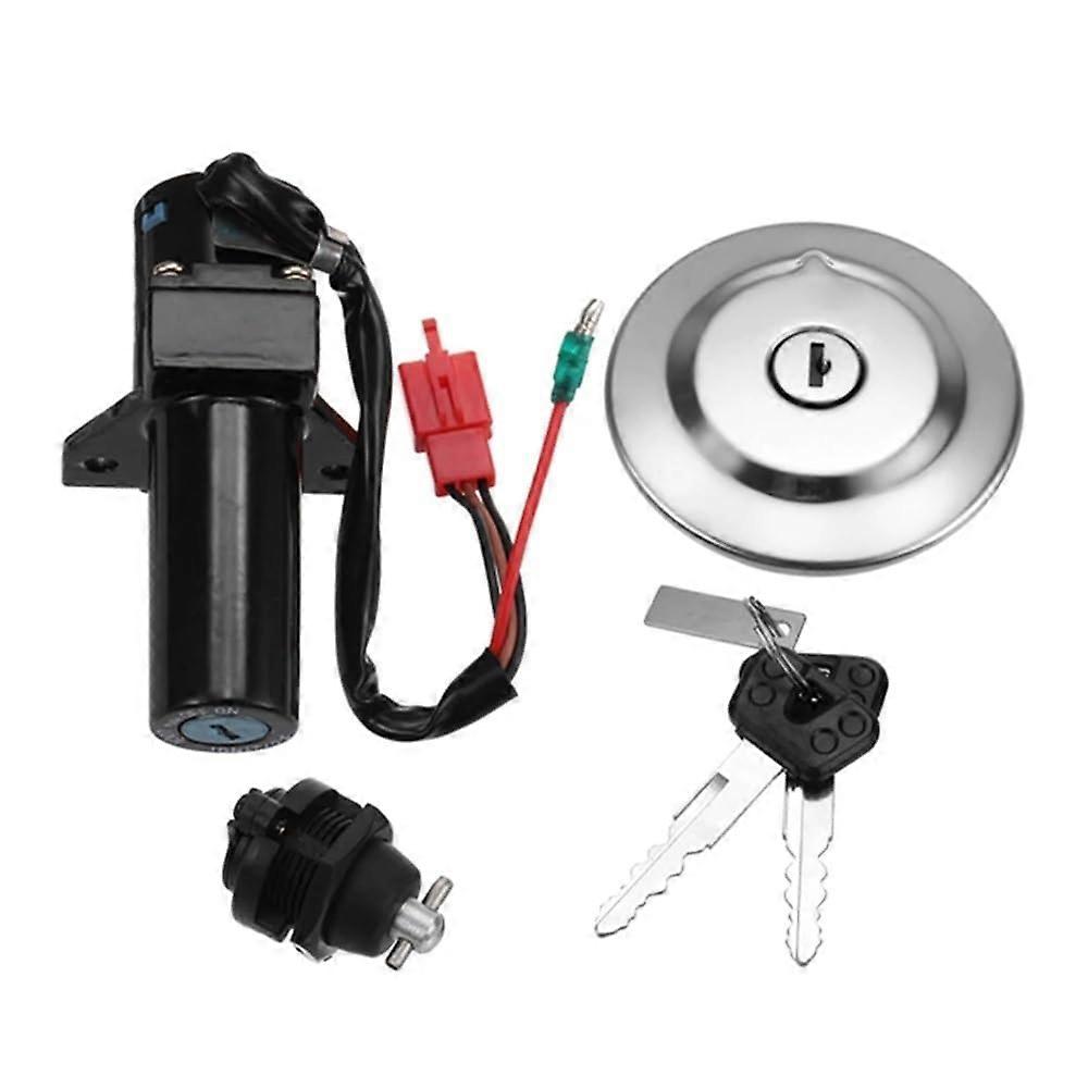 Motorcycle Ignition Lock Motorcycle Electric Ignition Switch Lock Set Fuel Tank Cap Seat Lock Key For Yamaha YBR125 For YBR 125 20072014
