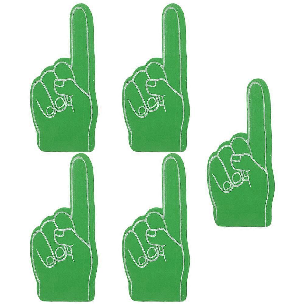 Cheerleading Props 5Pcs Events Games Foam Finger Hand EVA Foam Cheering Squads Sports Fans