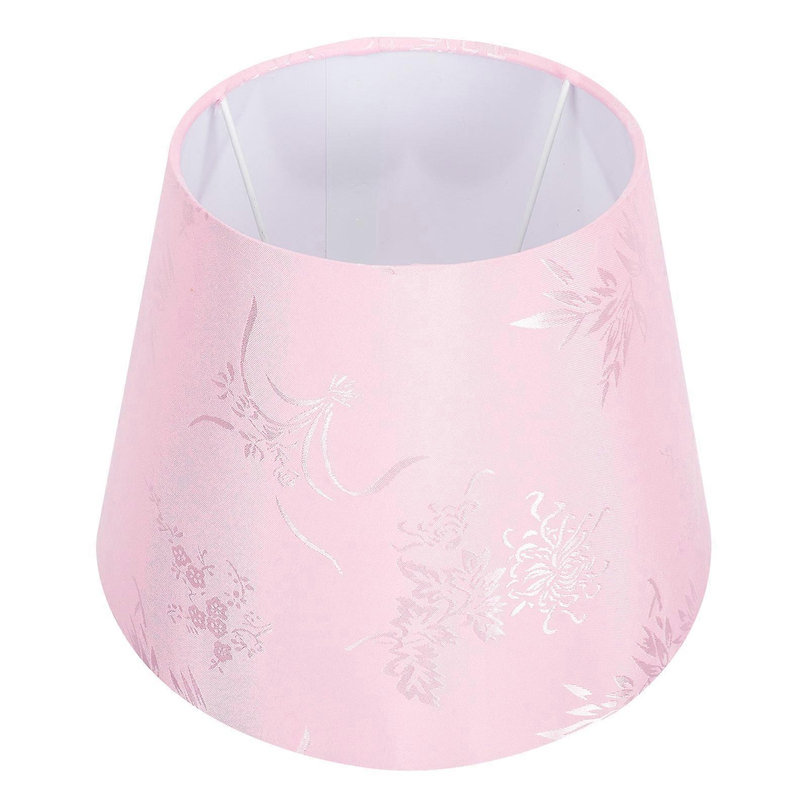 Embroidery Design Lampshade Cover for Table and Desk Lamps – Simple Style Light Shade for Bedroom, Living Room, and Room Decor – Elegant and