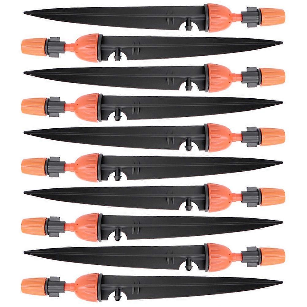 Irrigation Drippers for Gardening with Misting and Dripping Modes Made of PP Black Color 10pcs
