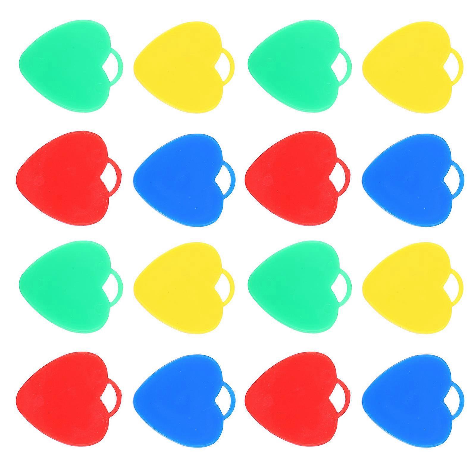 Heart Shaped Balloon Anchors Mini Balloon Weights For Parties Random Color 5.7x5cm Prevent Floating