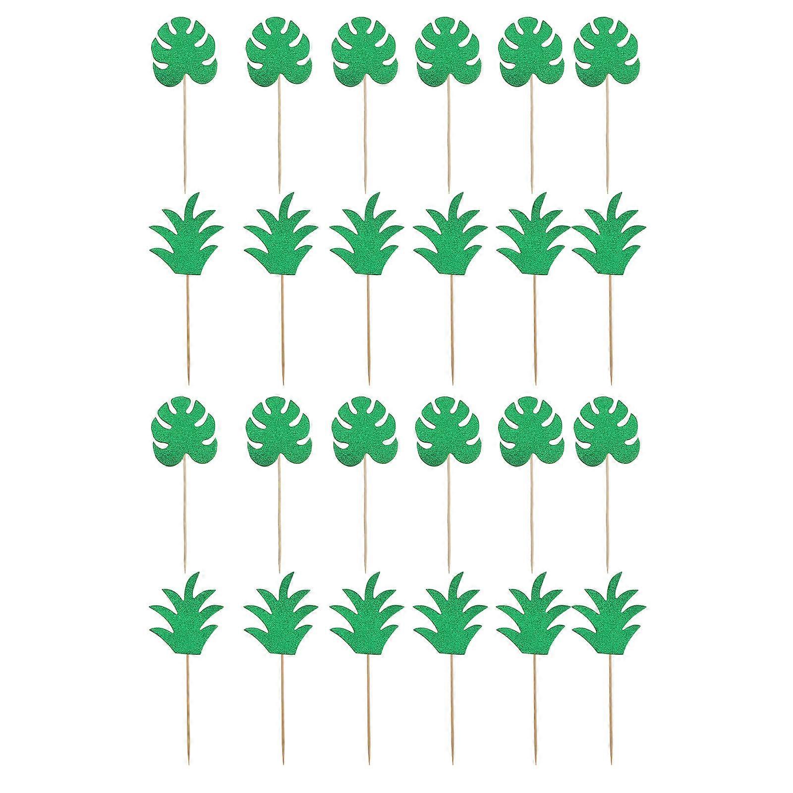 Cake Decorations Party Cake Flags Decorations 12.5x4.5cm DIY Props 24 Pcs