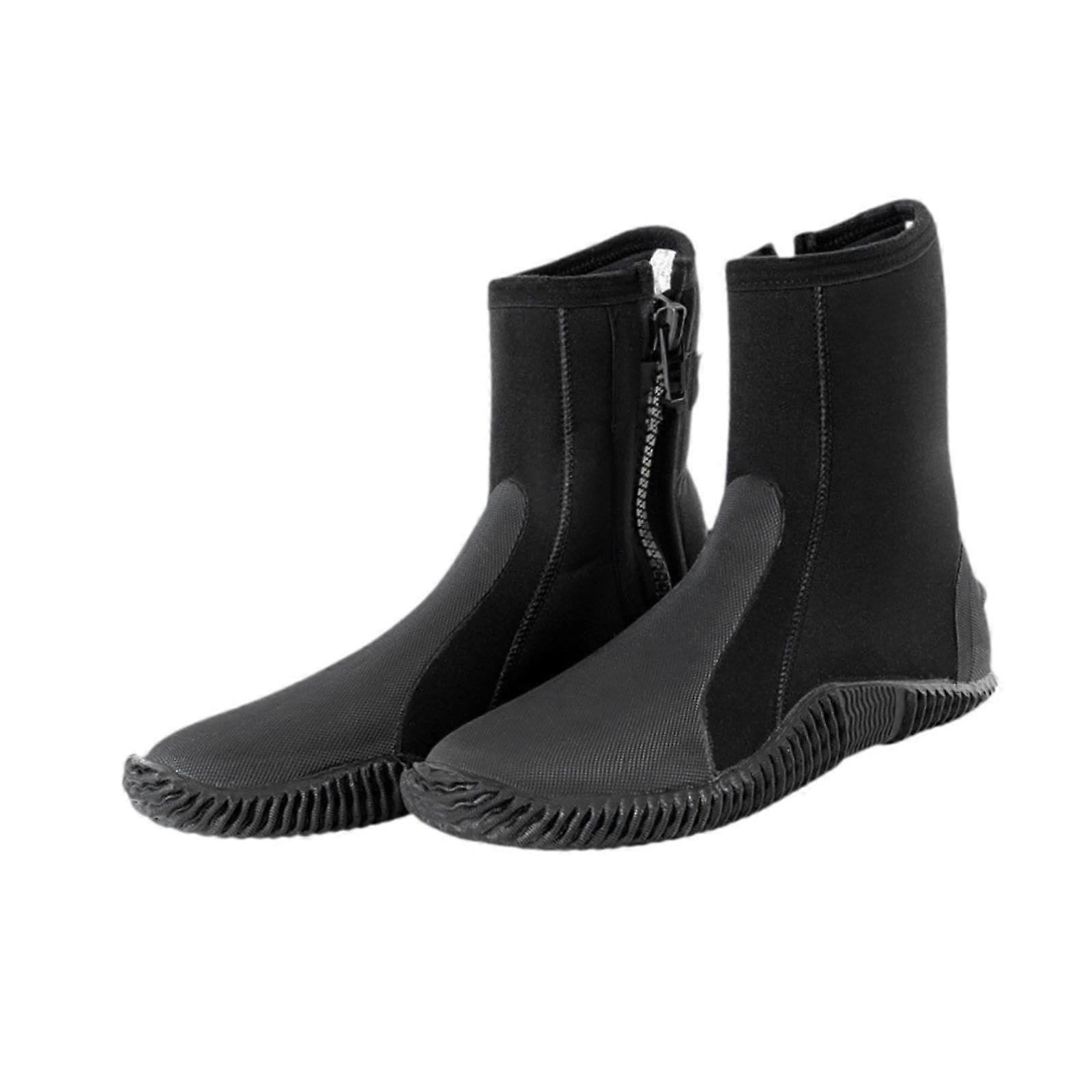 5mm Comfortable Neoprene Diving Boots for Water Sports, Surfing, Beach, Kayaking Men's Size 8