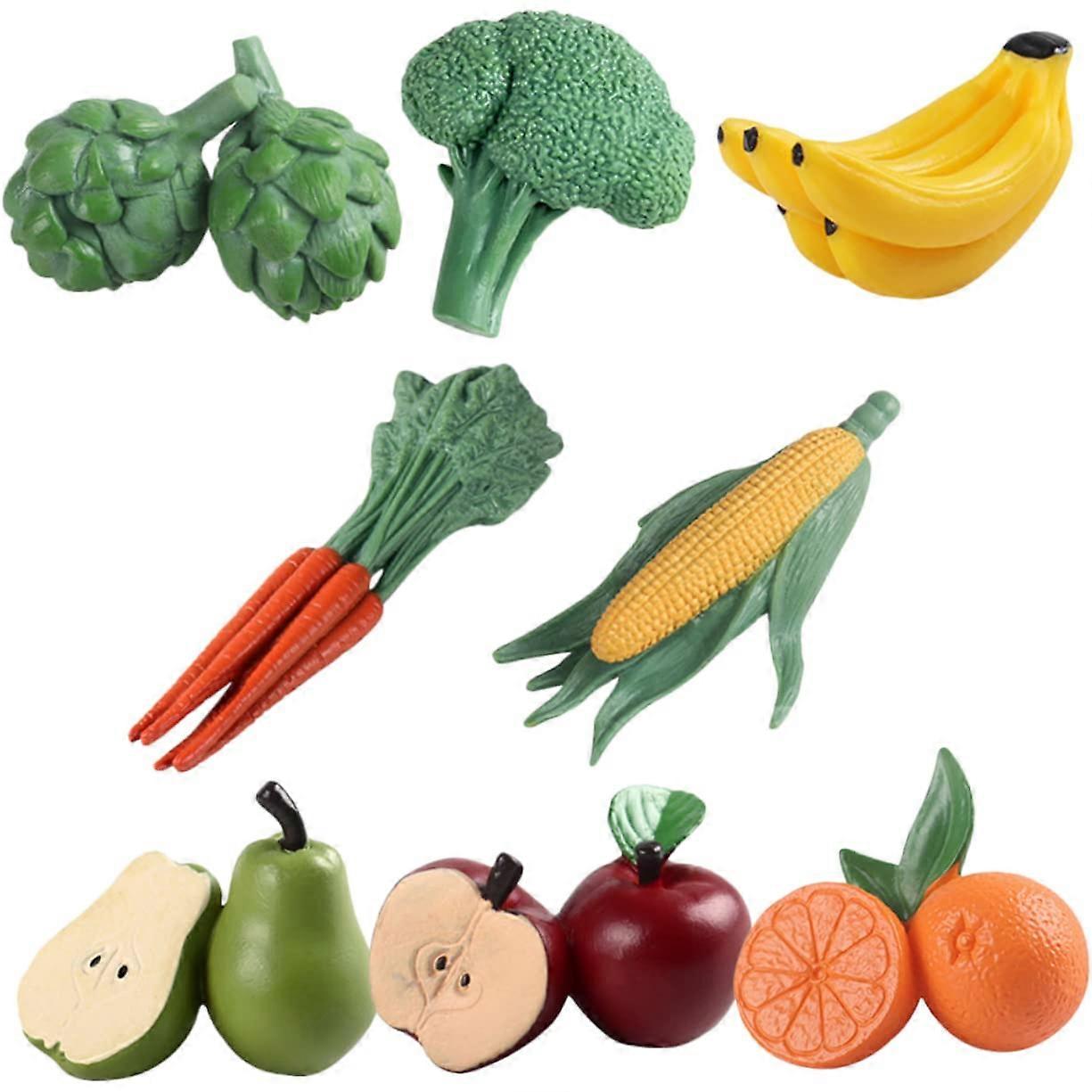 Artificial Apples: 8-Piece Realistic Plastic Apple Set for Miniature Garden Decor and Model Photography Props