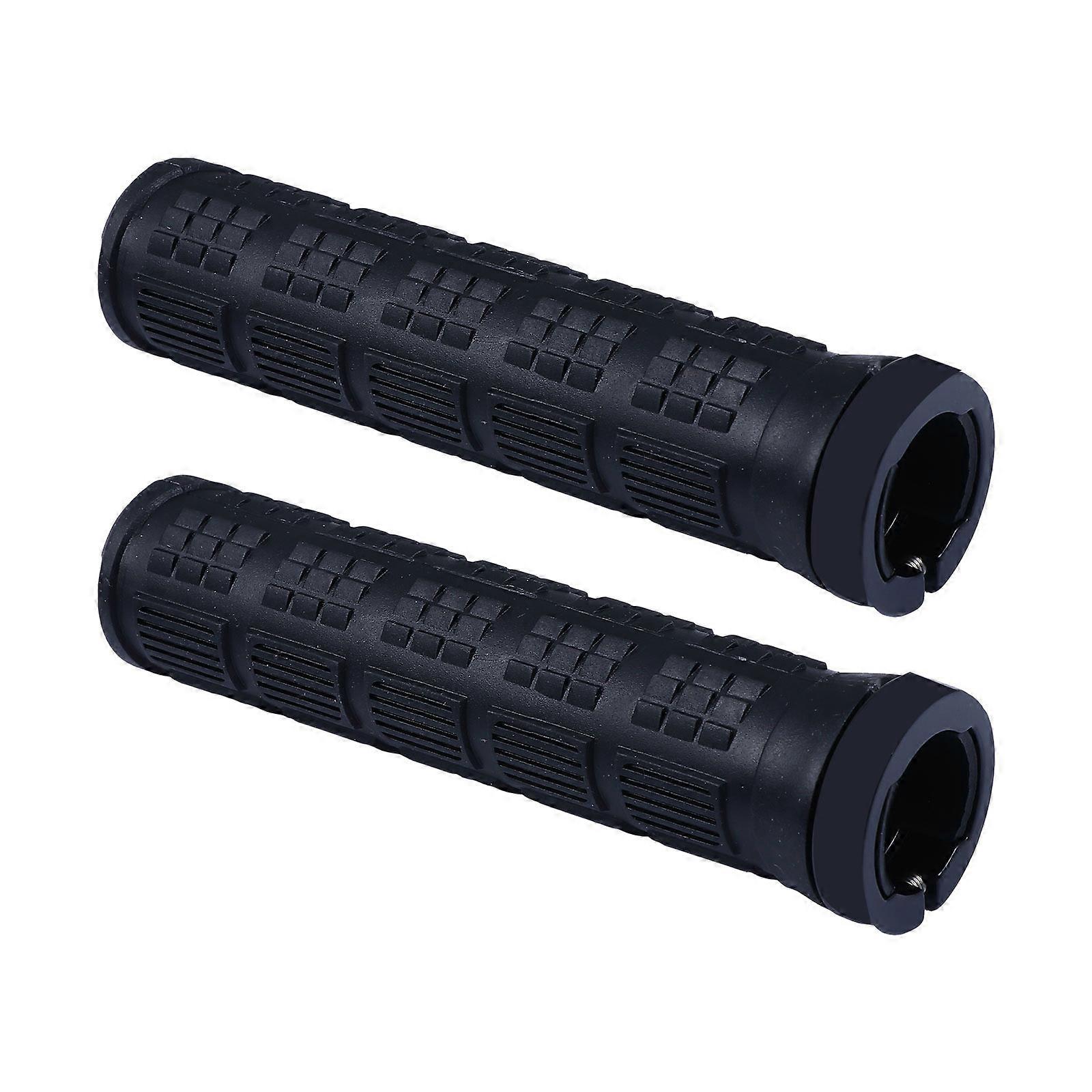 Ergonomic Nonslip Rubber Bike Handle Grips Covers for Mountain, Road & Folding Bikes – Shockproof, Comfortable, Skid Resistant Design