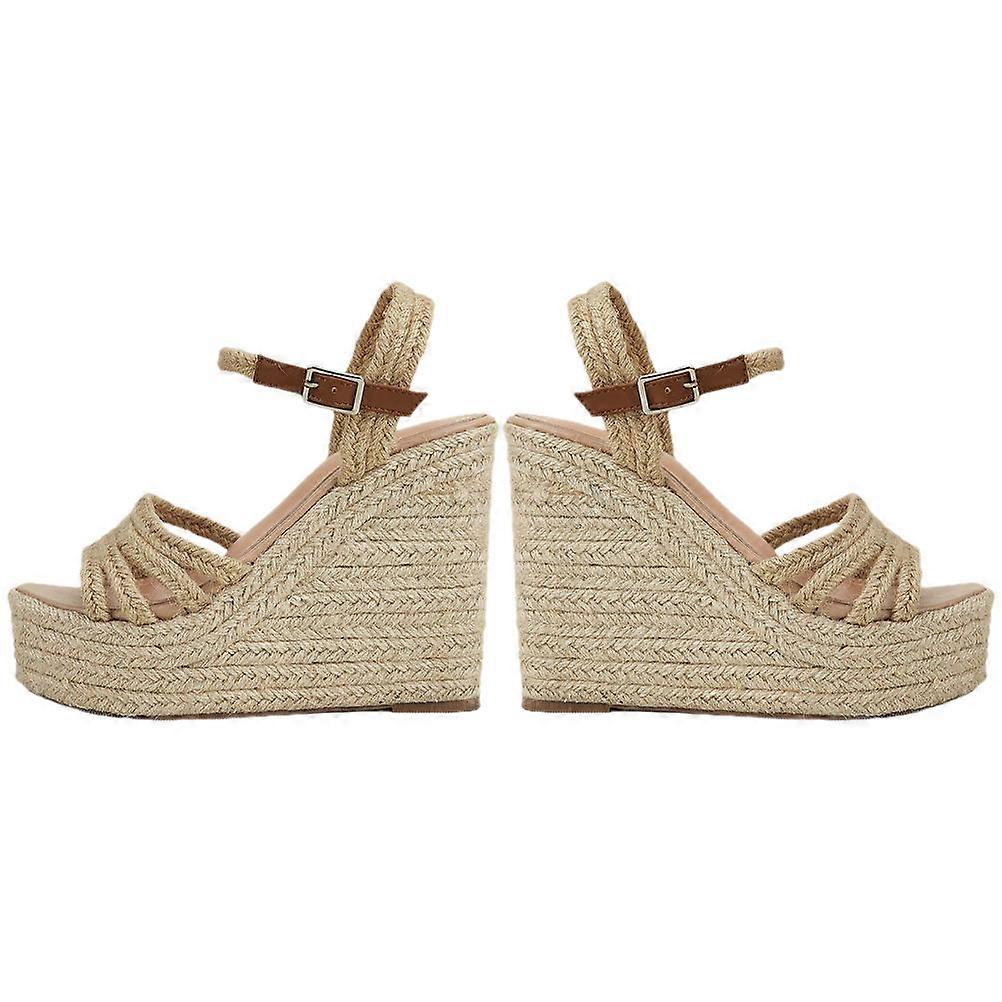 Sandales compensées pour femmes Chaussures de plage d’été confortables 1Pair