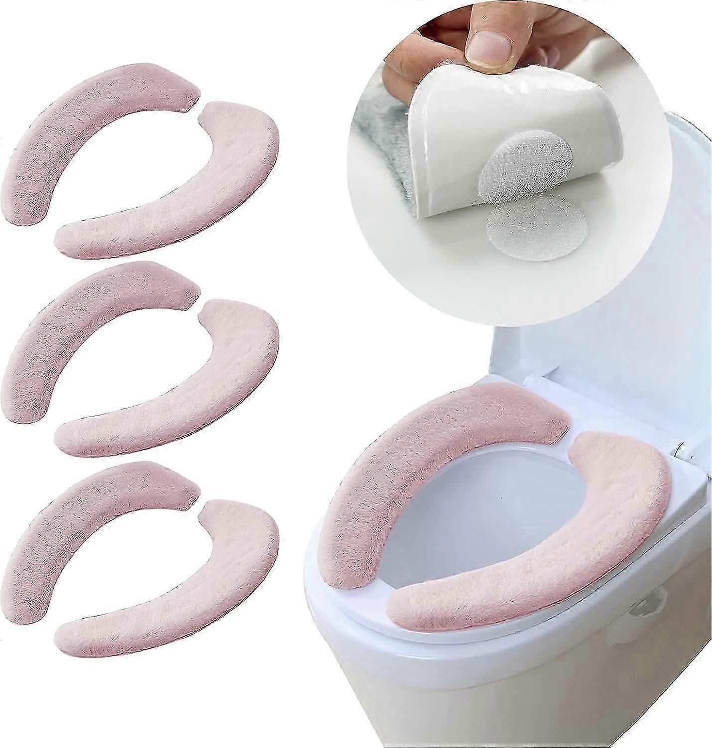 2025 Latest Model Washable Reusable Soft Non-Slip Plush Toilet Seat Cushion