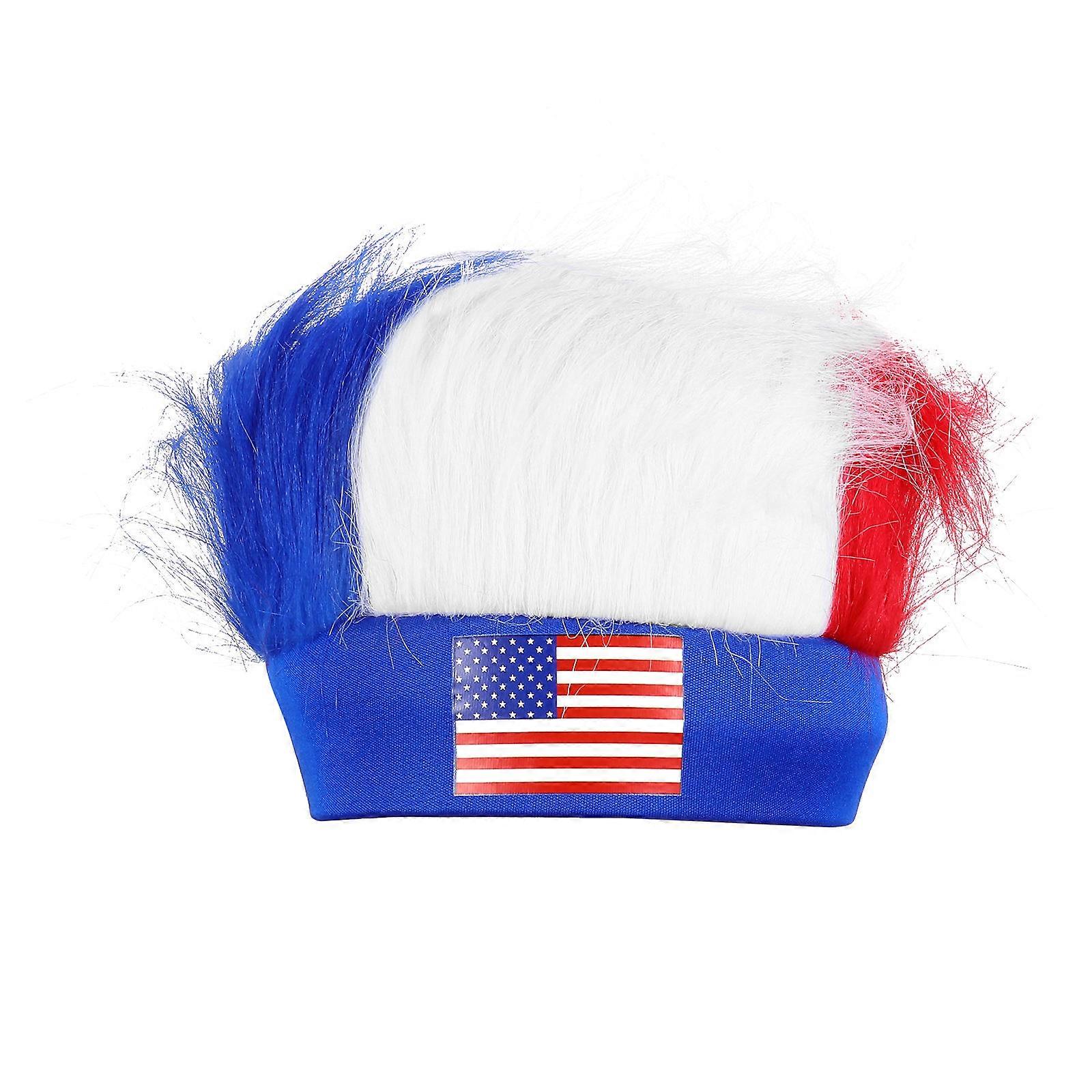 Cosplay Props Wig Mesh Blue Polyester Durable Elasticity with Versatile Fit for Decoration