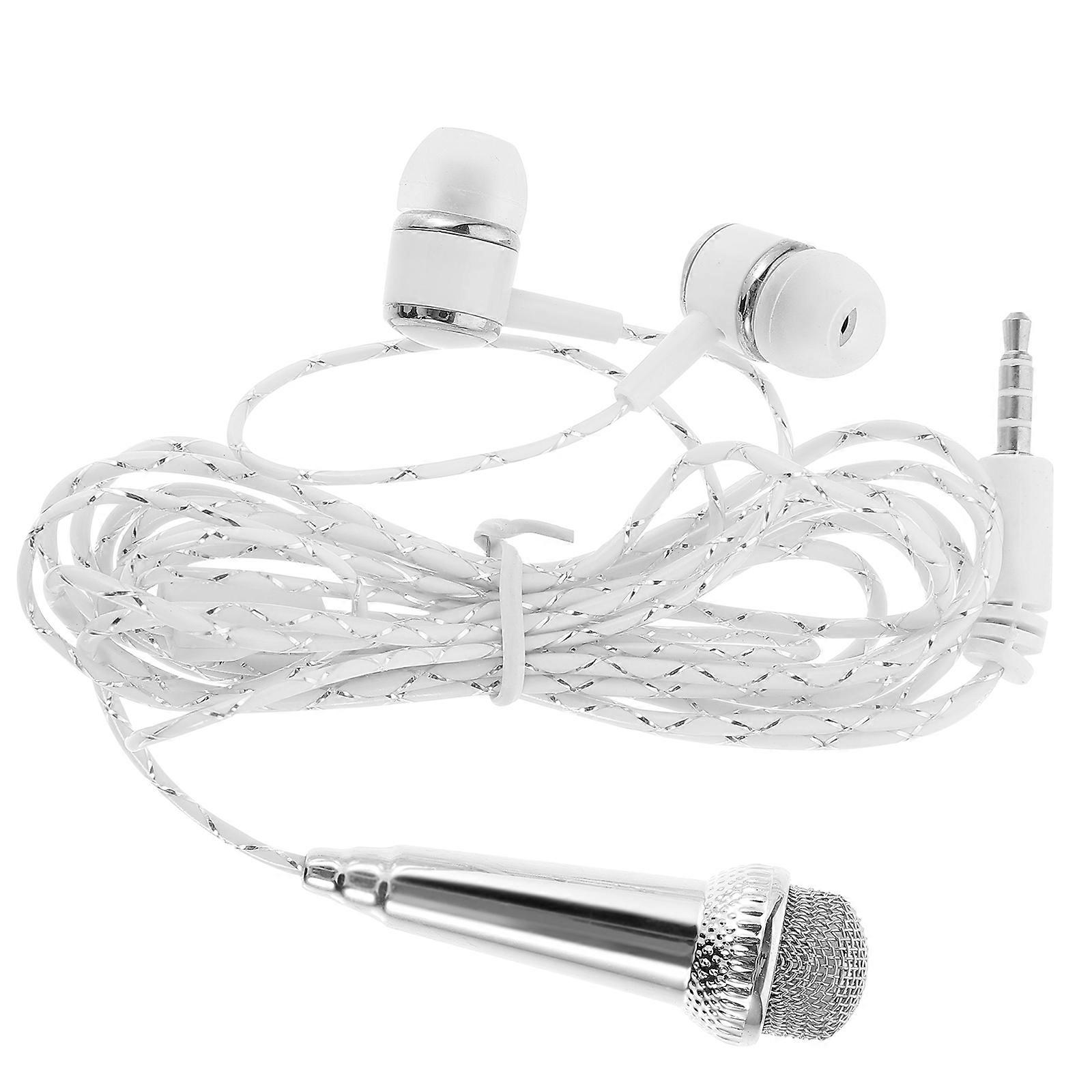Portable Mini Microphone, Lightweight USB Vocal Mic for Voice Recording, Compatible with Karaoke Software and Electronic Devices, Durable and Easy to