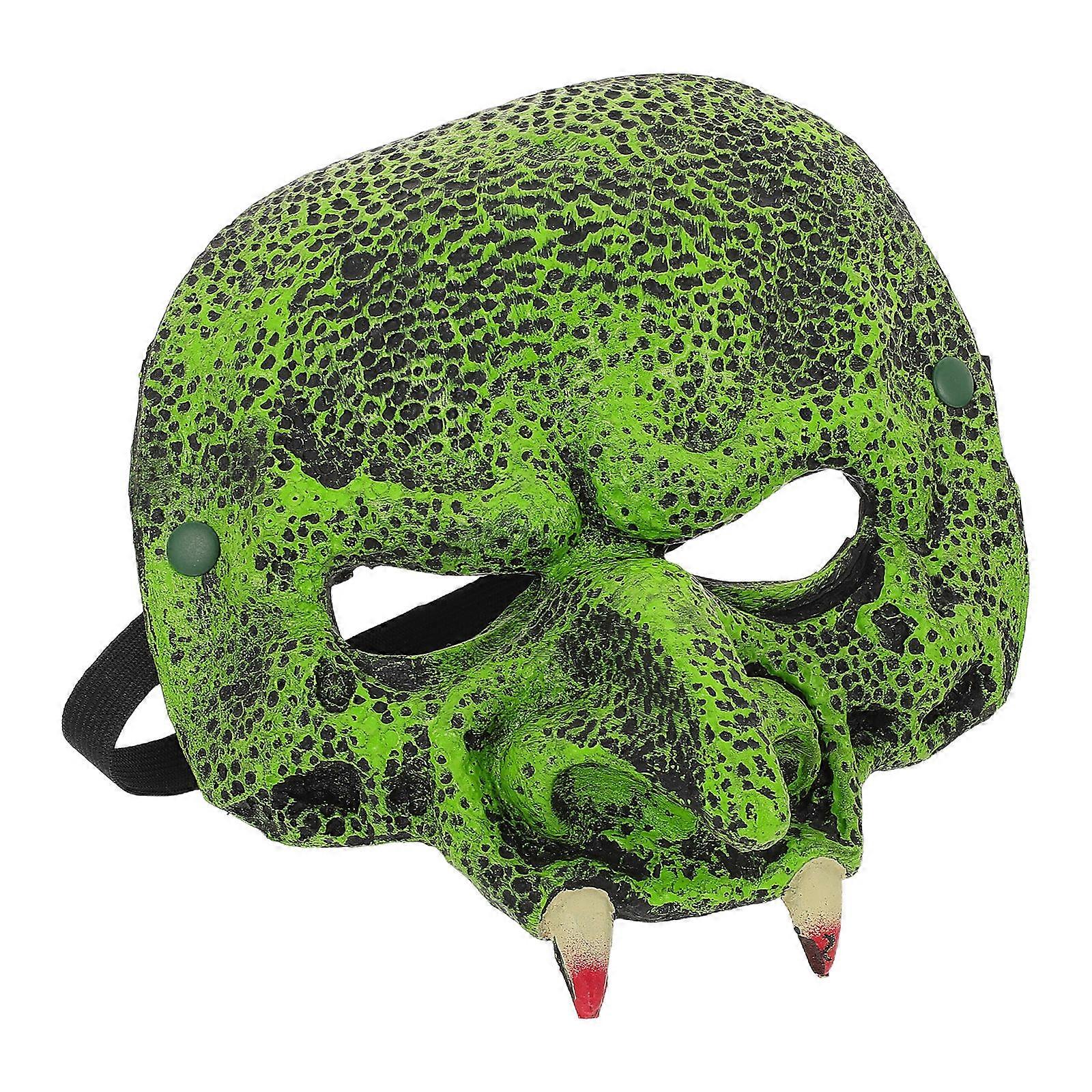 Breathable Full Face Demon Mask for Adults – Realistic Handcarved Masquerade Mask for Halloween Carnival Party Costume Accessory