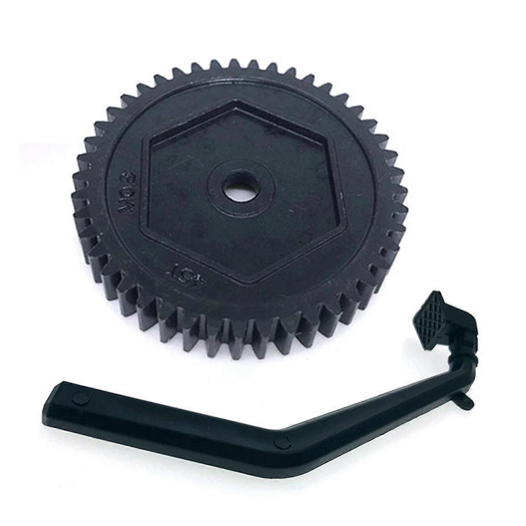 Spur Gear 45T RC CAR PART for 1/10 RC Crawler with 1/10 RC Crawler Black Nylon Snorkel for Axial SCX