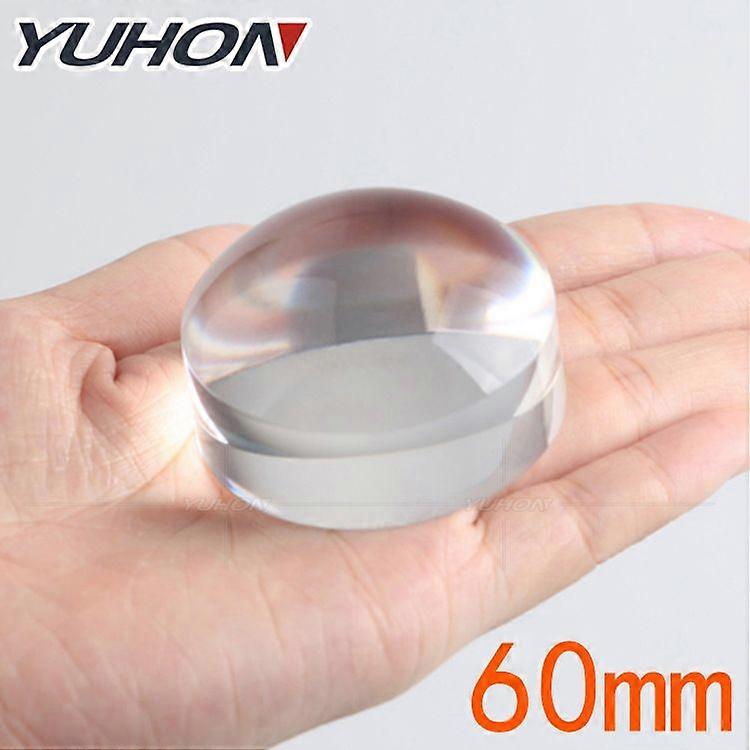 Desktop Paperweight Magnifier: 7x Acrylic Dome Magnifier Paperweight - 60mm Round Desktop Reading Magnifying Dome For Newspaper Craft & Map