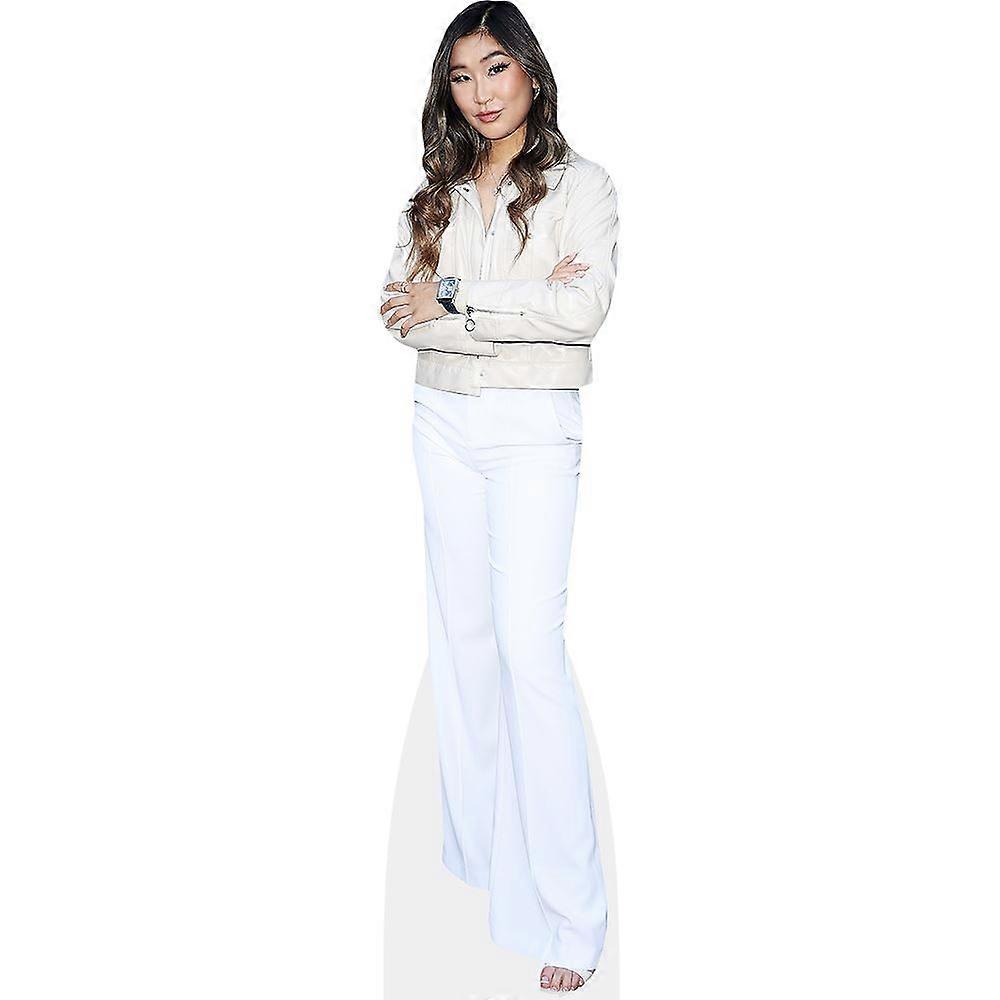Samantha Tan (White Outfit) Cardboard Cutout (lifesize OR mini size). Standee. Stand Up.