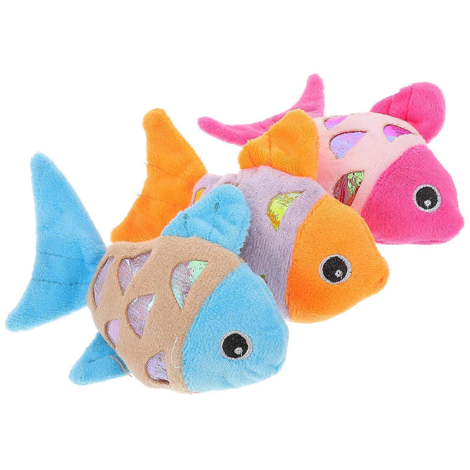 Adorable Pet Playing Toys Crinkle Cat Toy Prevents Scratching Furniture For Cats Real And Cute Design 3Pcs