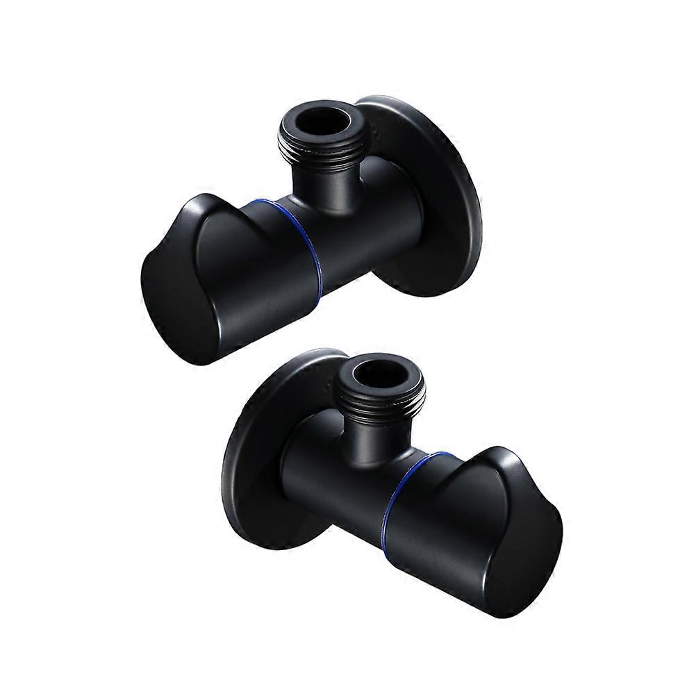 Brusehoved Afspærringsventil Messing Flow Control Vandbesparende Håndholdt Sprøjte 2stk