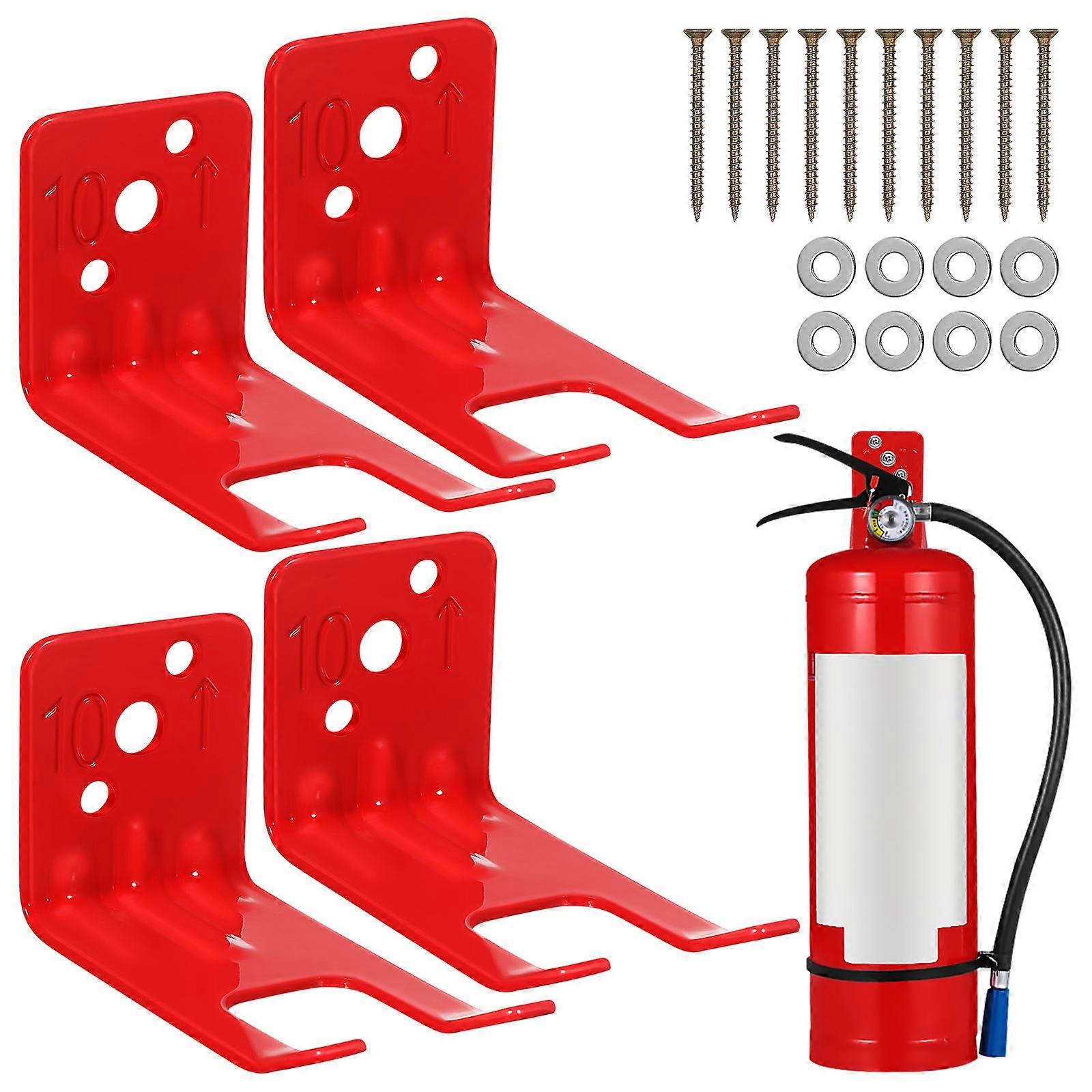 Fire Extinguisher Mounting Bracket Wall Hook Suitable For Emergency Scenarios Ensuring Robust Construction And Easy Installation 1 Set