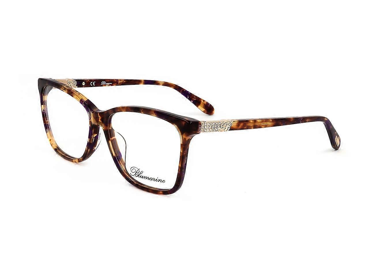 Eyewear Frames Blumarine VBM772S 09QA SHINY HAVANA TOP/LILAC 56/15/140 WOMAN