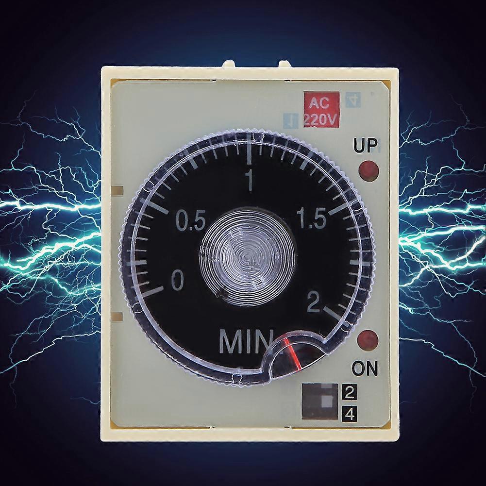 Delay Timer Time Relay Adjustable Knob High Quality PC Shell ST3PA F AC220V 50/60Hz
