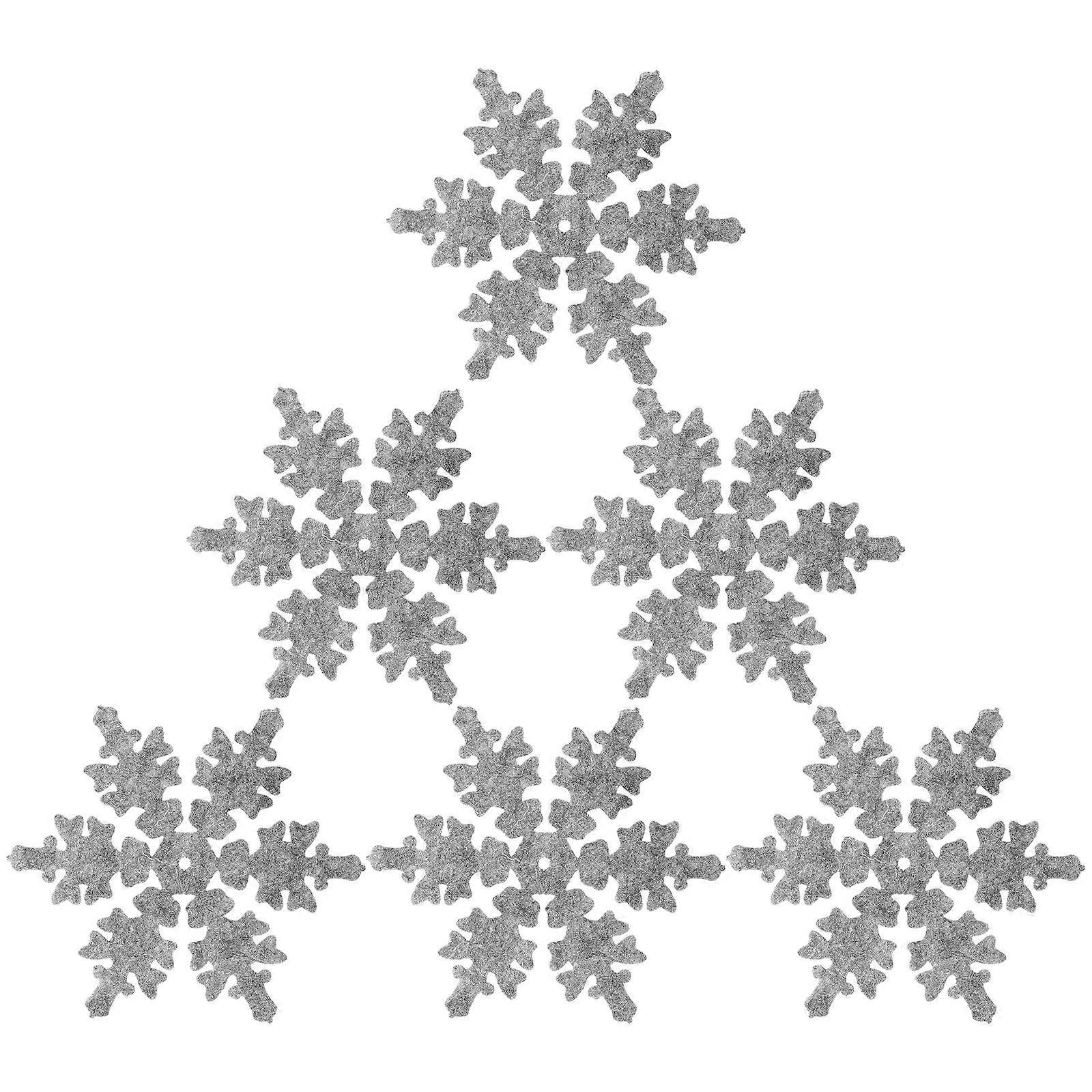 Square 8Pcs Christmas Snowflake Coasters Cup Pads Ideal For Table Decor With Excellent Protective Mat Function