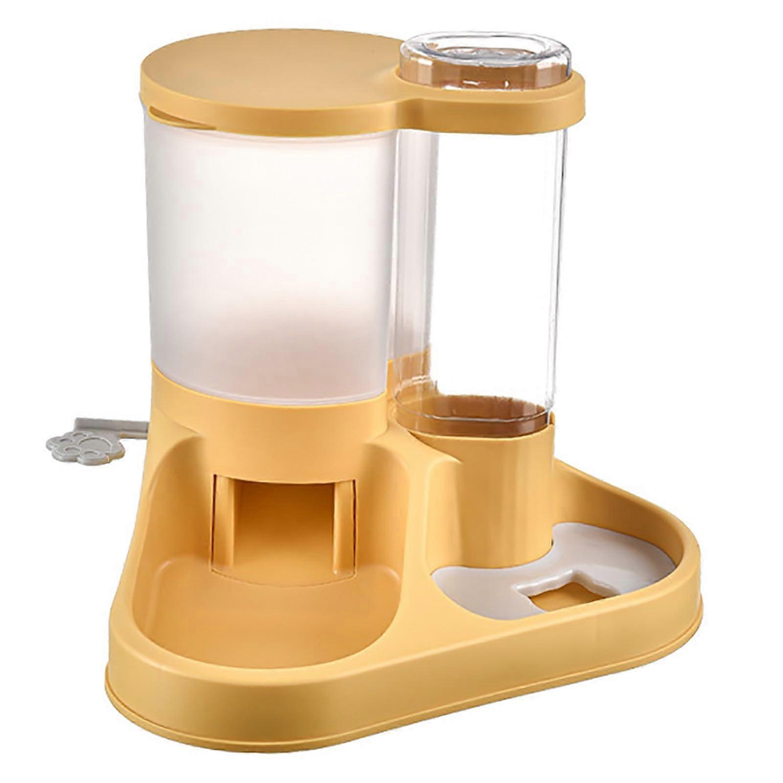Automatic Dog Cat Feeder Waterer Multifunctional Pet Food Water Dispenser for All Sizes