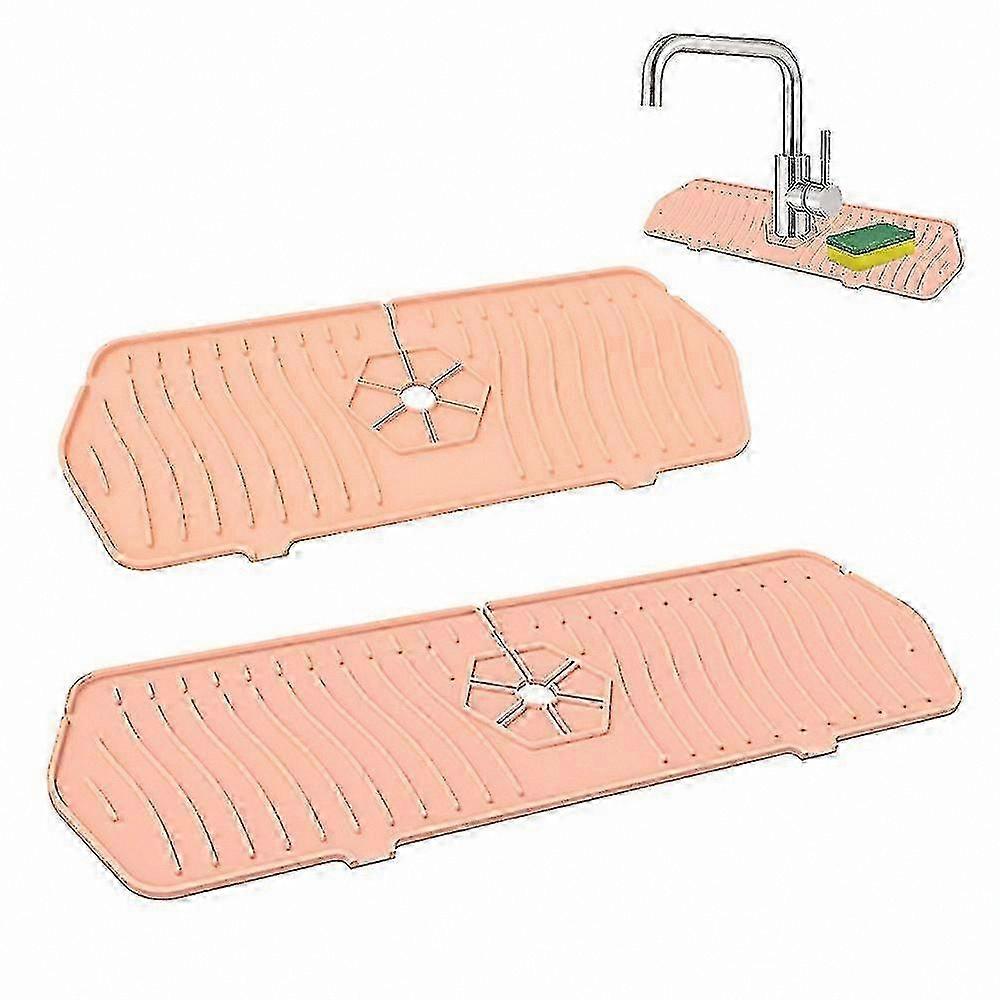Kitchen Sink Silicone Faucet Pad - Splash Guard, Drip Protector, Handle Cushion