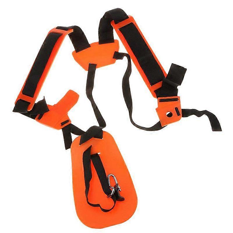 Detail universal double strap harness for scythe trimmer