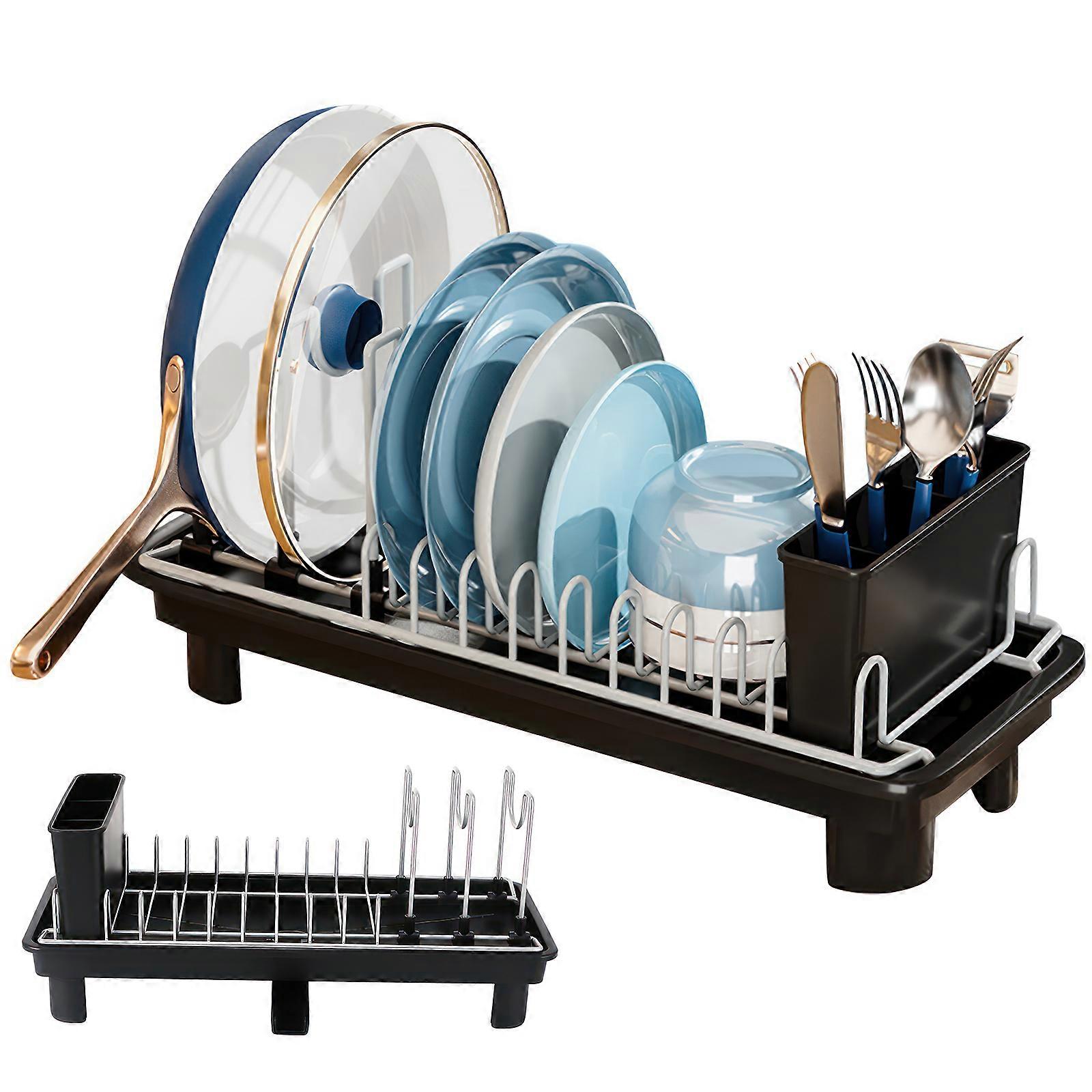Multi-Functional Dish Drainer with Lid Holder