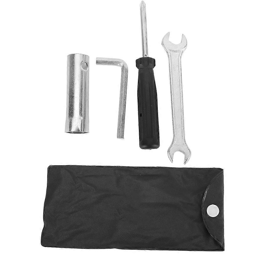 motorcycle repair tools kit with screwdriver spanner and socket wrench