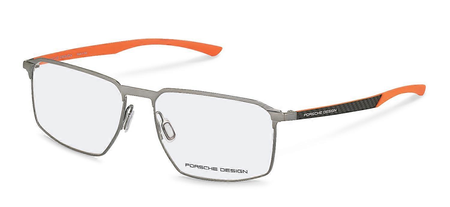 Eyewear Frames Porsche Design P8772 C000 dark grey/orange 58/16/145 MAN