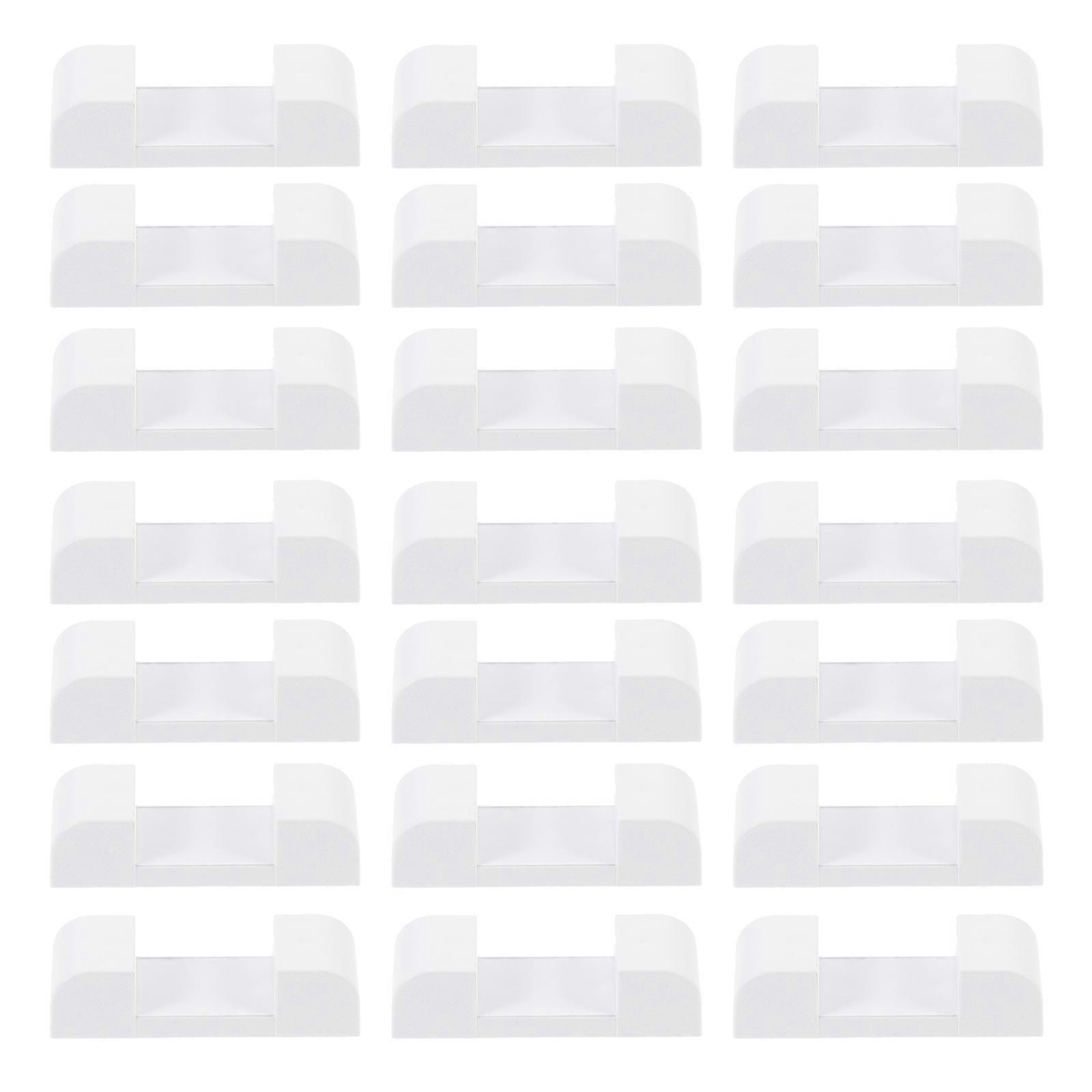 50pcs White Plastic Jewelry Holder Bases for Display Stands – Stable Square Necklace Box Supports for Organizing and Showcasing Accessories with