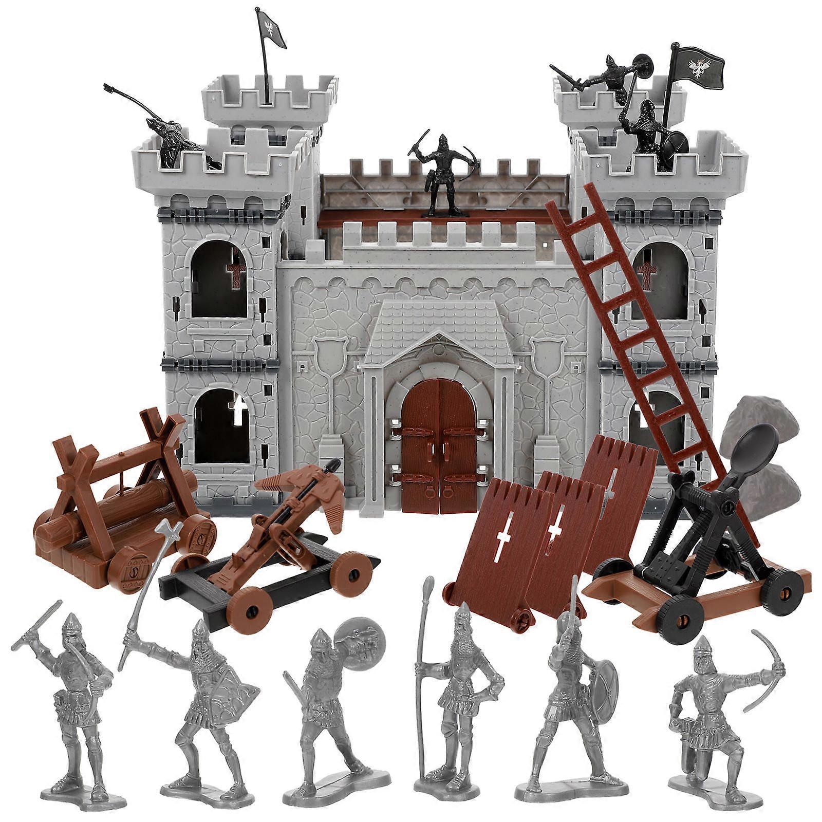 1 Set Ancient Roman Castle Model with Realistic Details for Play, Pretend Play, and Collecting – Ideal for Model Enthusiasts
