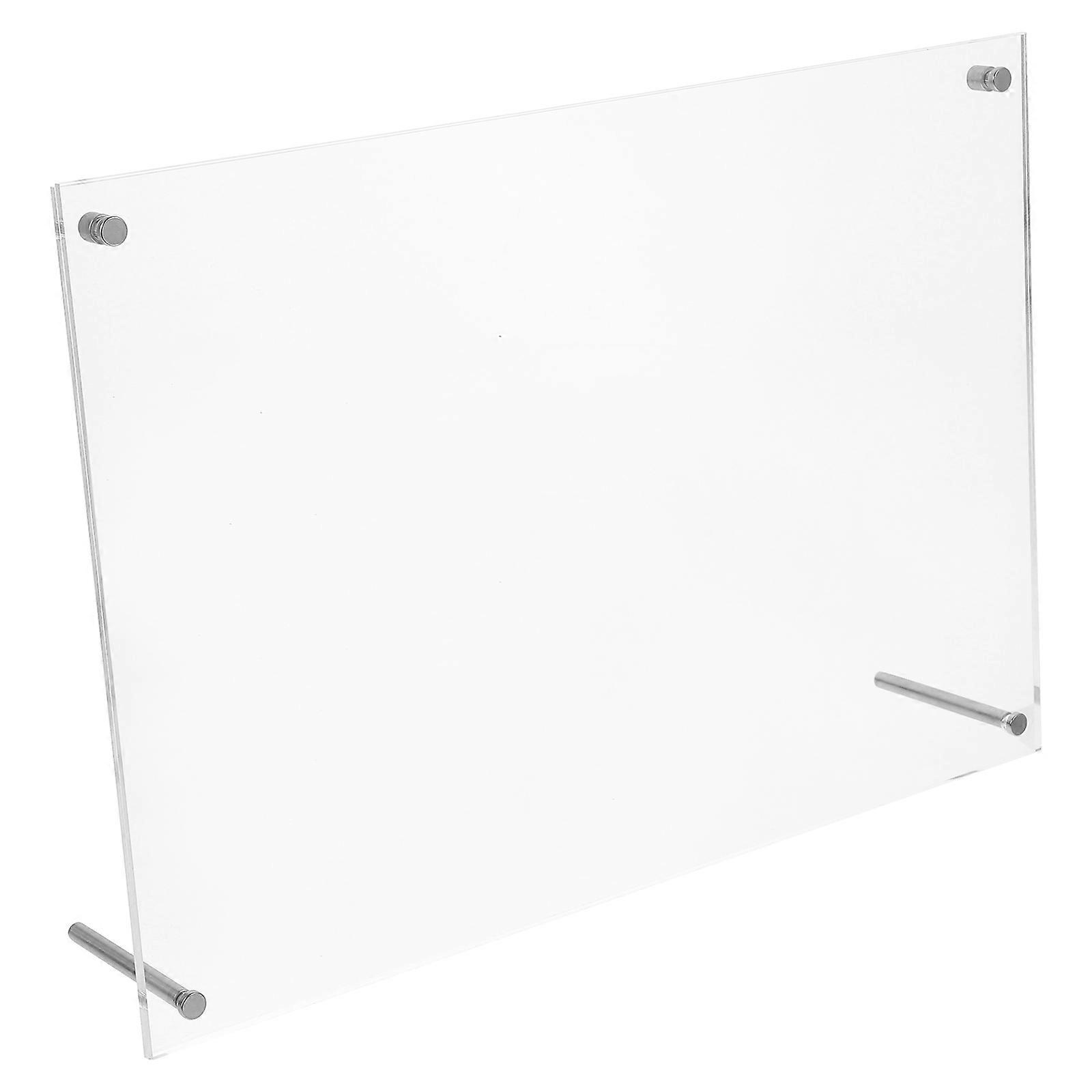 Clear Acrylic Photo Frame for Tabletop Display Great for Storing Certificates Photos and Business Licenses A4 Size