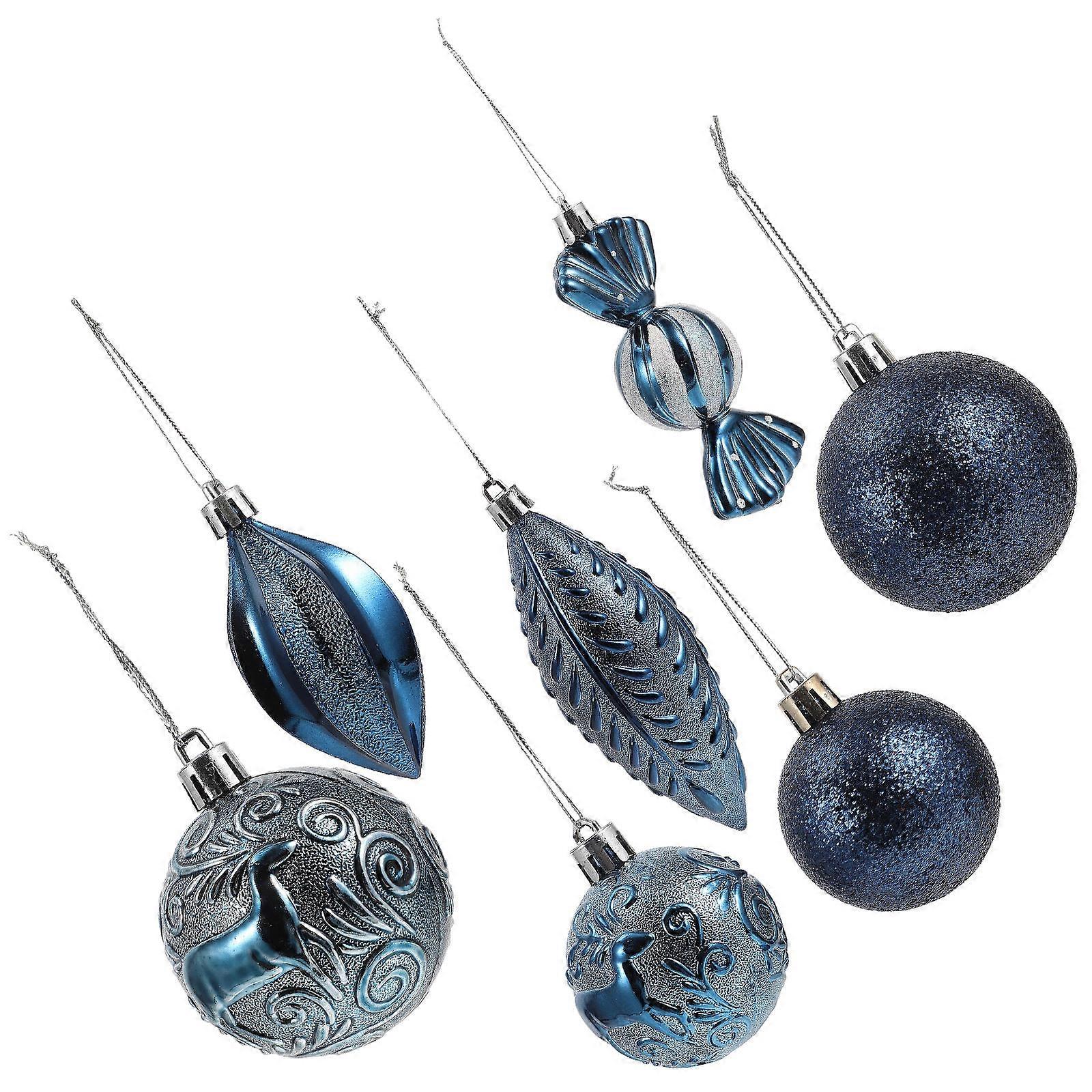 Festive Round Tree Hanging Decoration for Christmas Party Suitable for Home and Office Decoration in Elegant Design with 1 Set