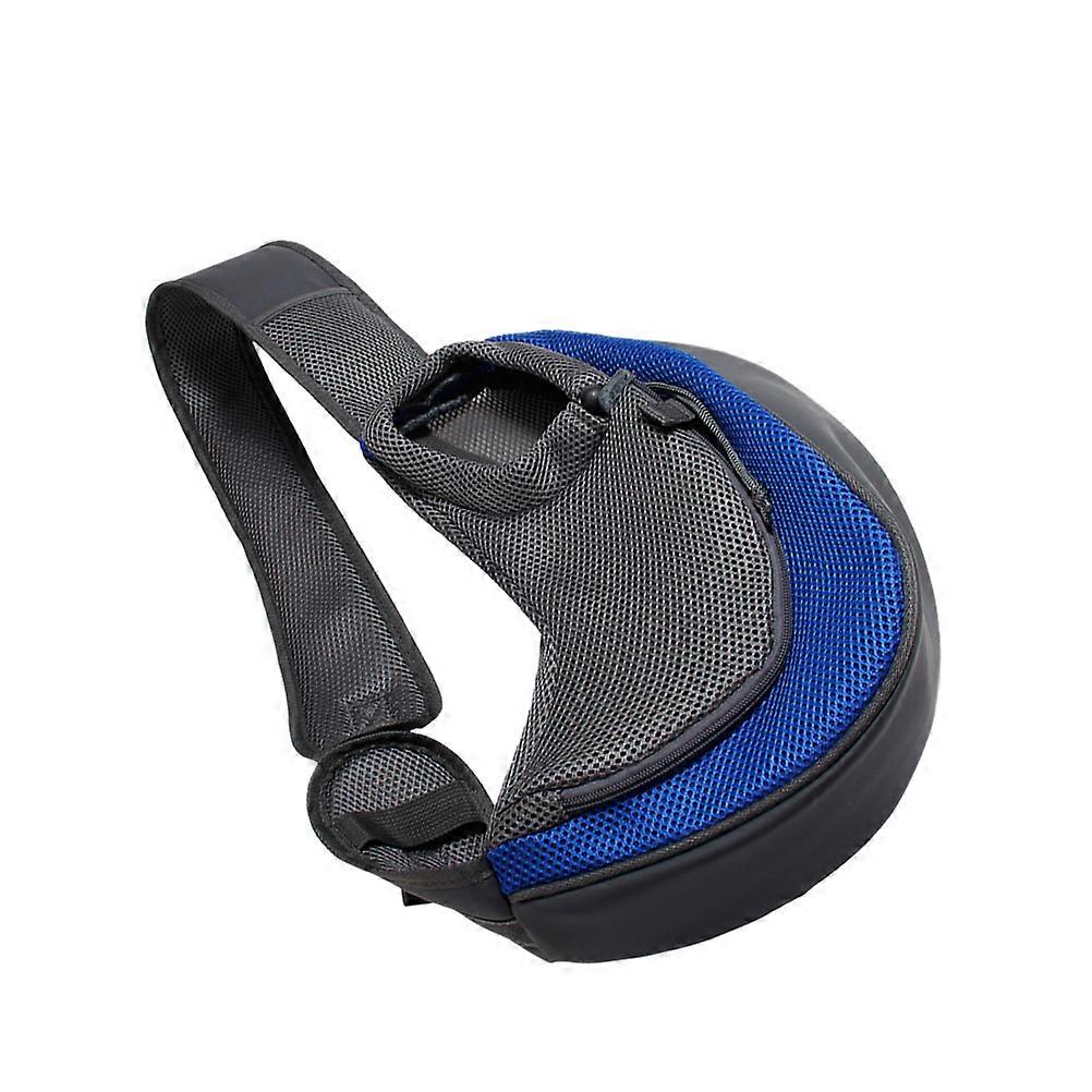 Durable Pet Carrier Bag For Travel And Daily Use Dark Blue L Size With Comfortable Design 1Set