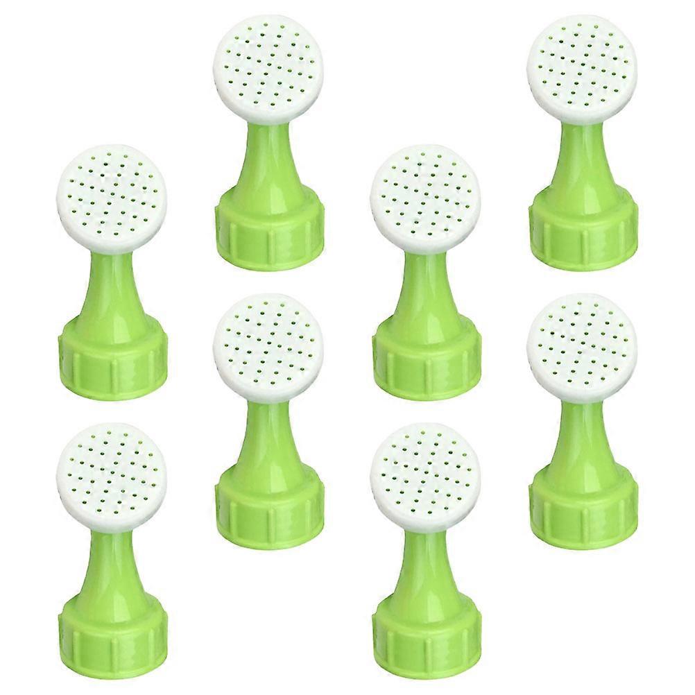 8 Piece Garden Hose Nozzle Set Lightweight Watering Can Heads for Potted Plants, High Pressure Sprayer Replacement Caps for Outdoor Gardening