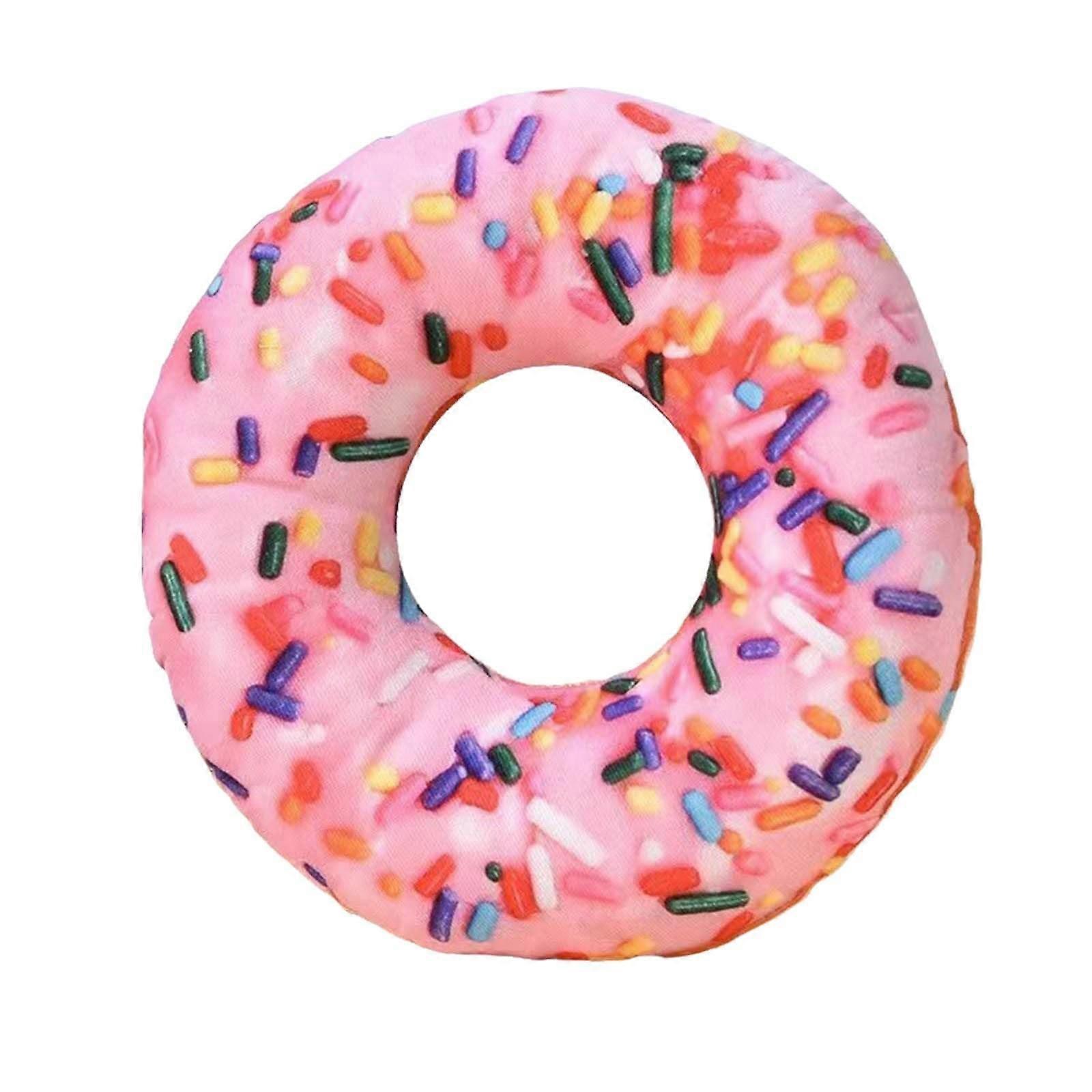 Dog Toy Chew Toy for Dogs, Interactive Pizza and Donut Teething Toys for Small Puppies, Durable and Safe Material, One Size