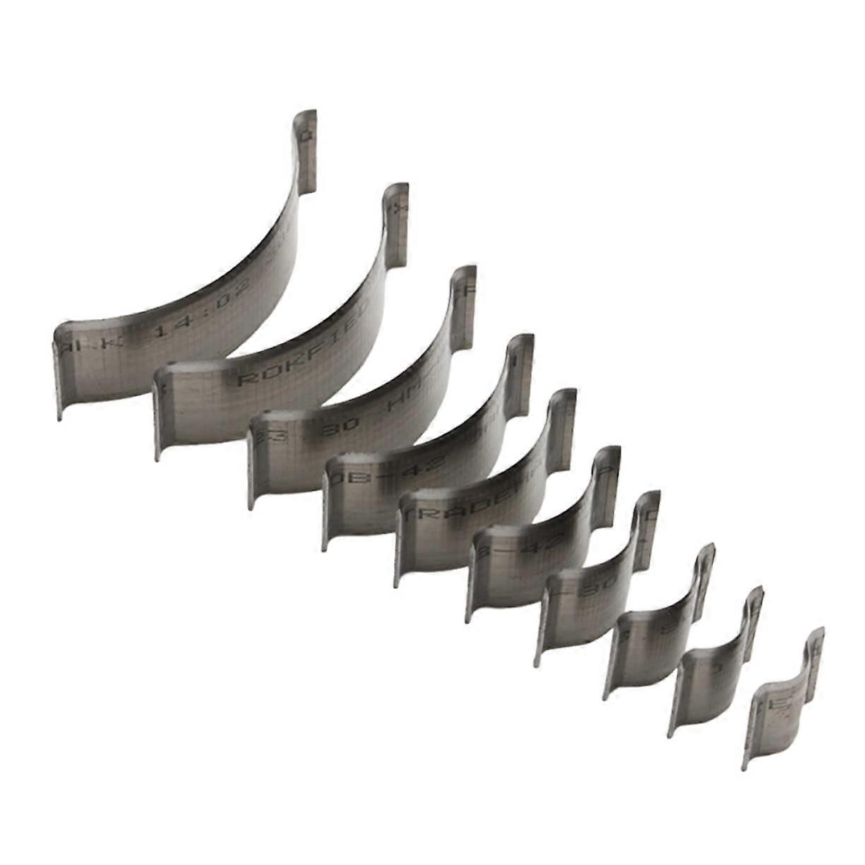 Complete Leather Punch Set 10-Piece Round Corner Cutter for Belt Wallet and Bag Making, Durable Tool Kit