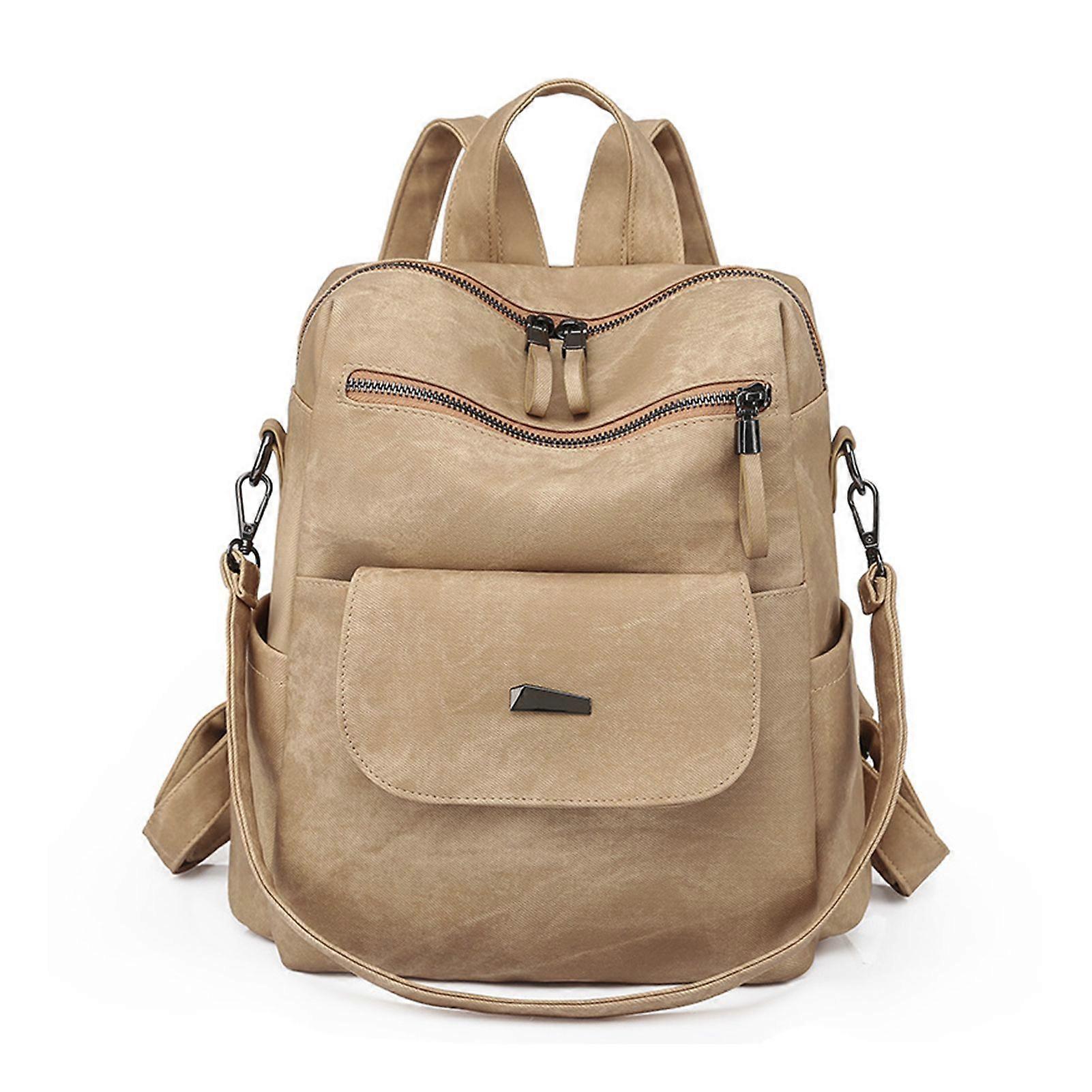 Women's Korean-Style Backpack Lightweight Multipurpose Travel Bag Large Capacity for School Office Outdoor