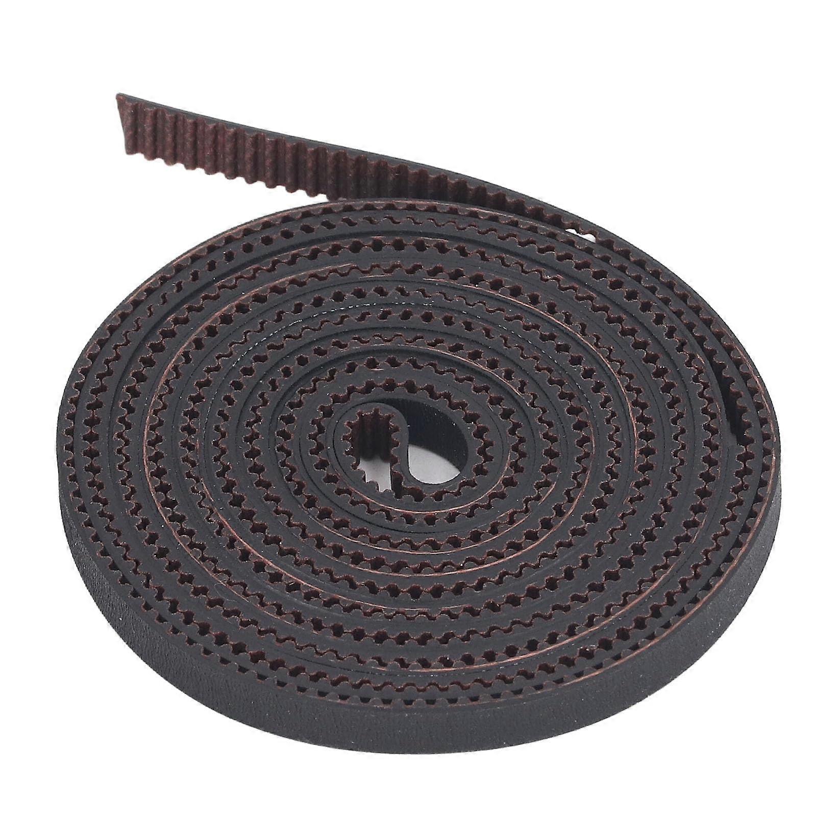 GT2 Timing Belt, 3D Printing, Open, 6 mm Width, 2 mm Tooth Height, 2 Meters Rubber Timing Belt, Printer Accessories for 3D Printer, CNC Machine