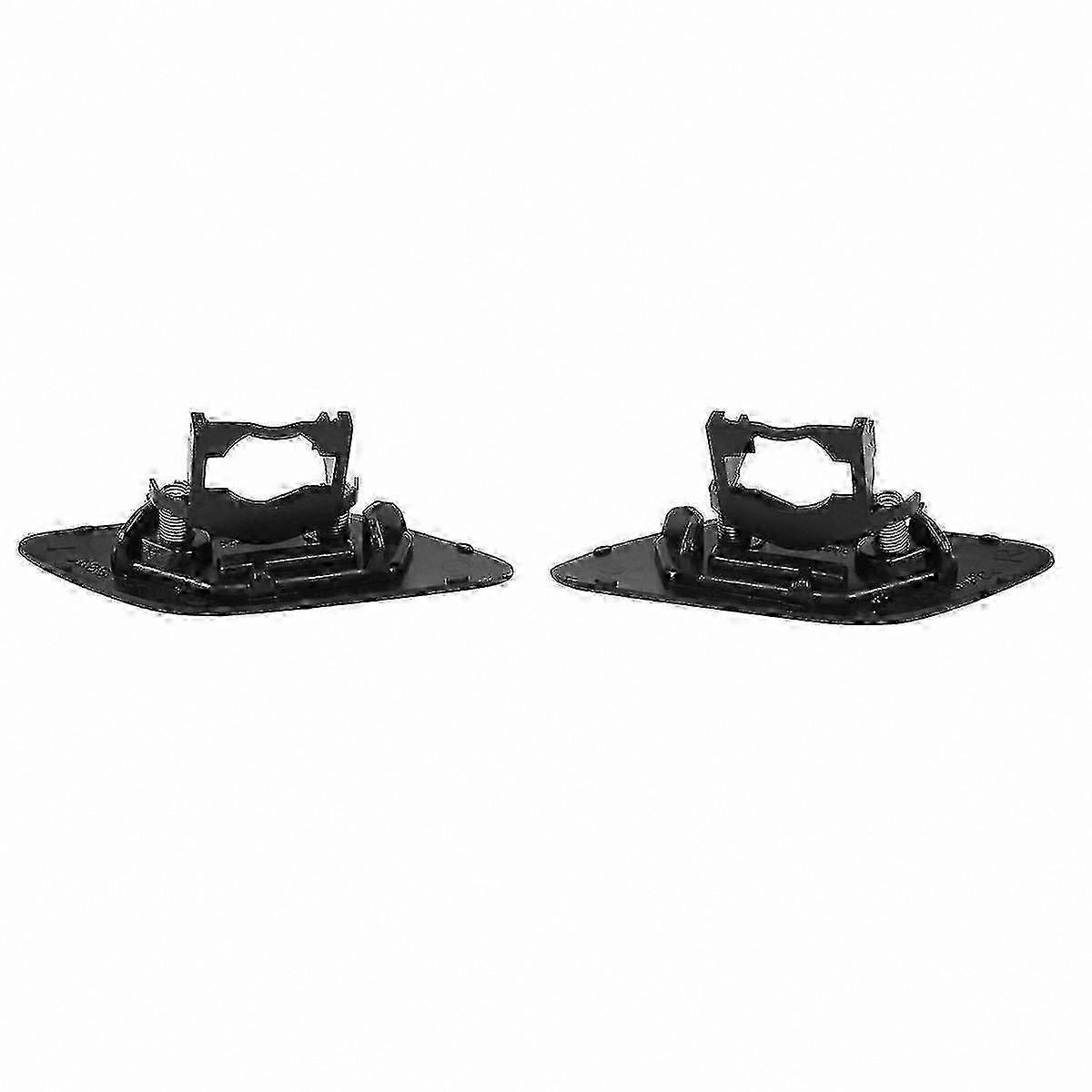 Pair Front Headlight Washer Nozzle Cover Caps – Unpainted – For Volvo S60 2005-2009